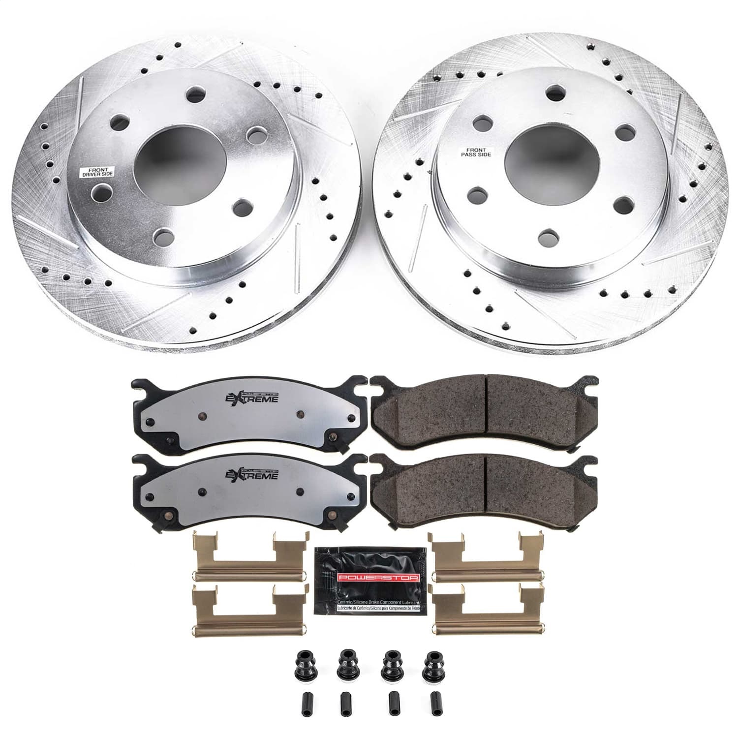 Power Stop - K2009-36 - Front - Disc Brake Pad and Rotor Kit