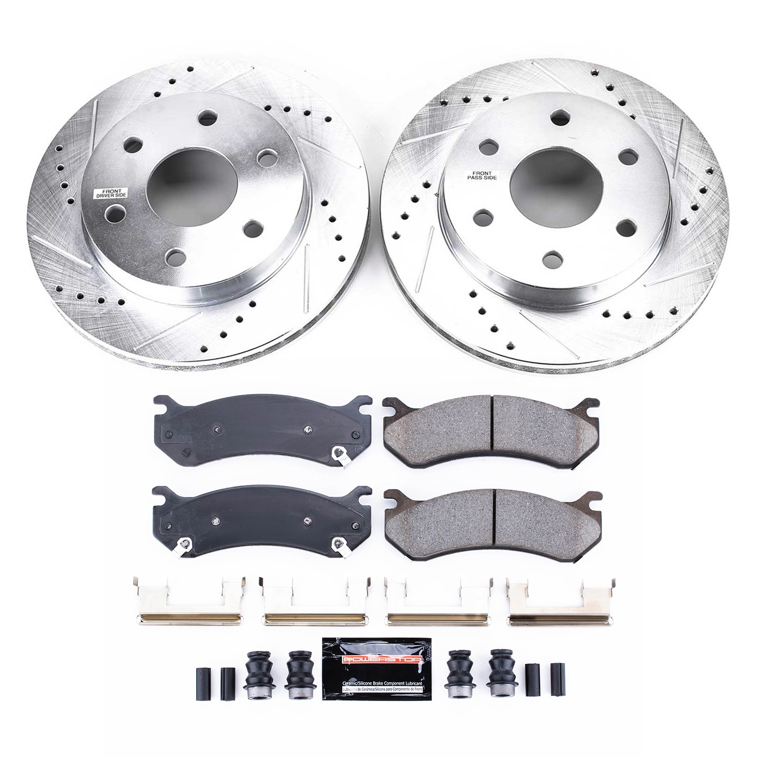 Power Stop - K2009 - Front - Disc Brake Pad and Rotor Kit