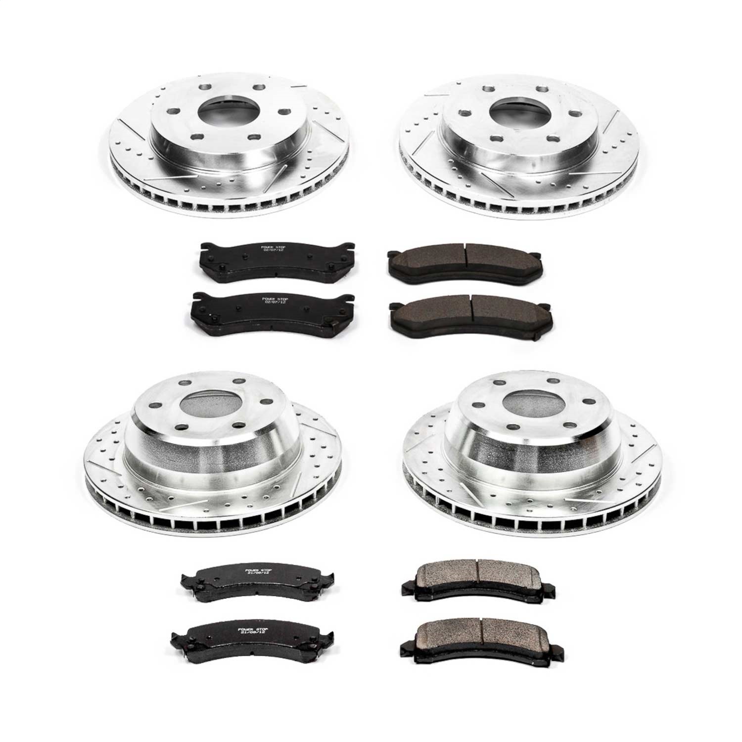 Power Stop - K2016 - Front and Rear - Disc Brake Pad and Rotor Kit