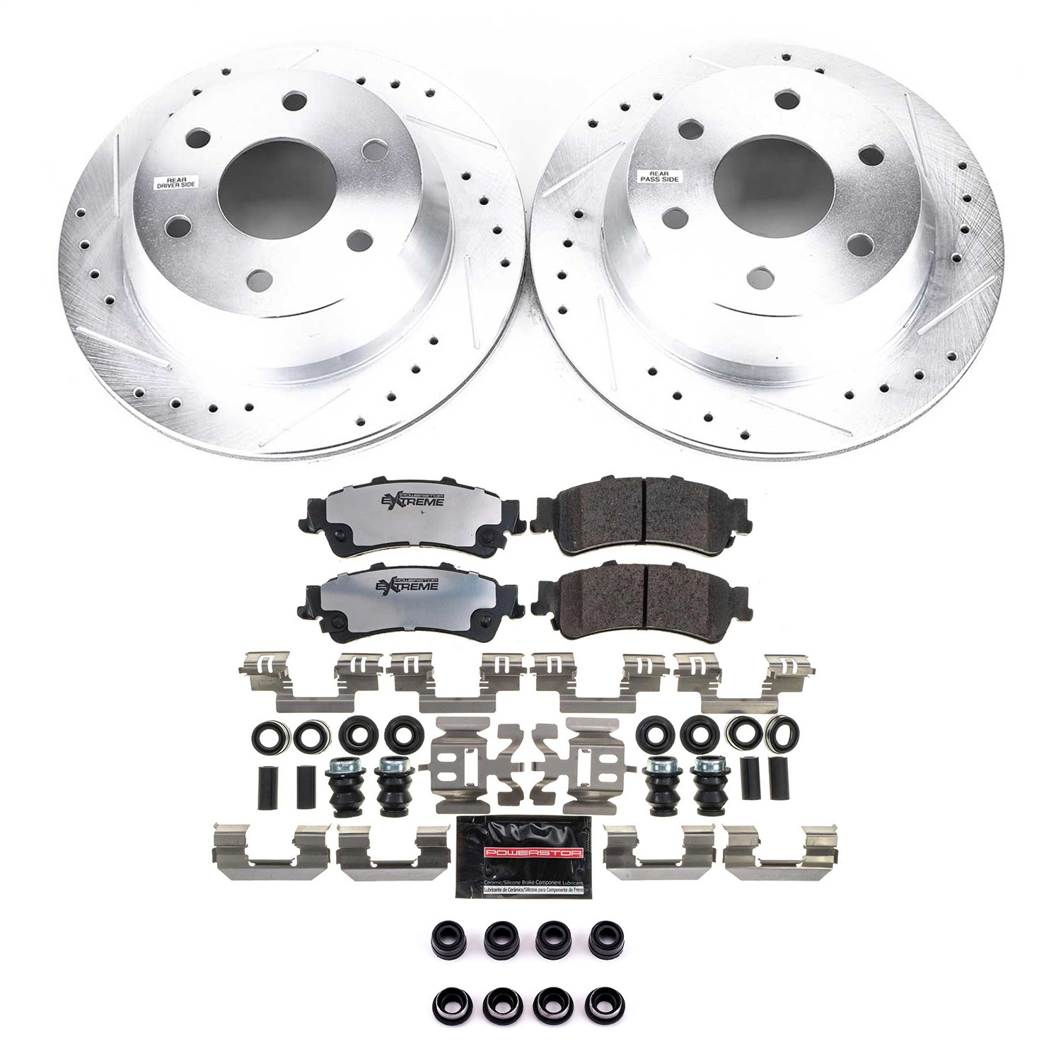 Power Stop - K2018-36 - Rear - Disc Brake Pad and Rotor Kit