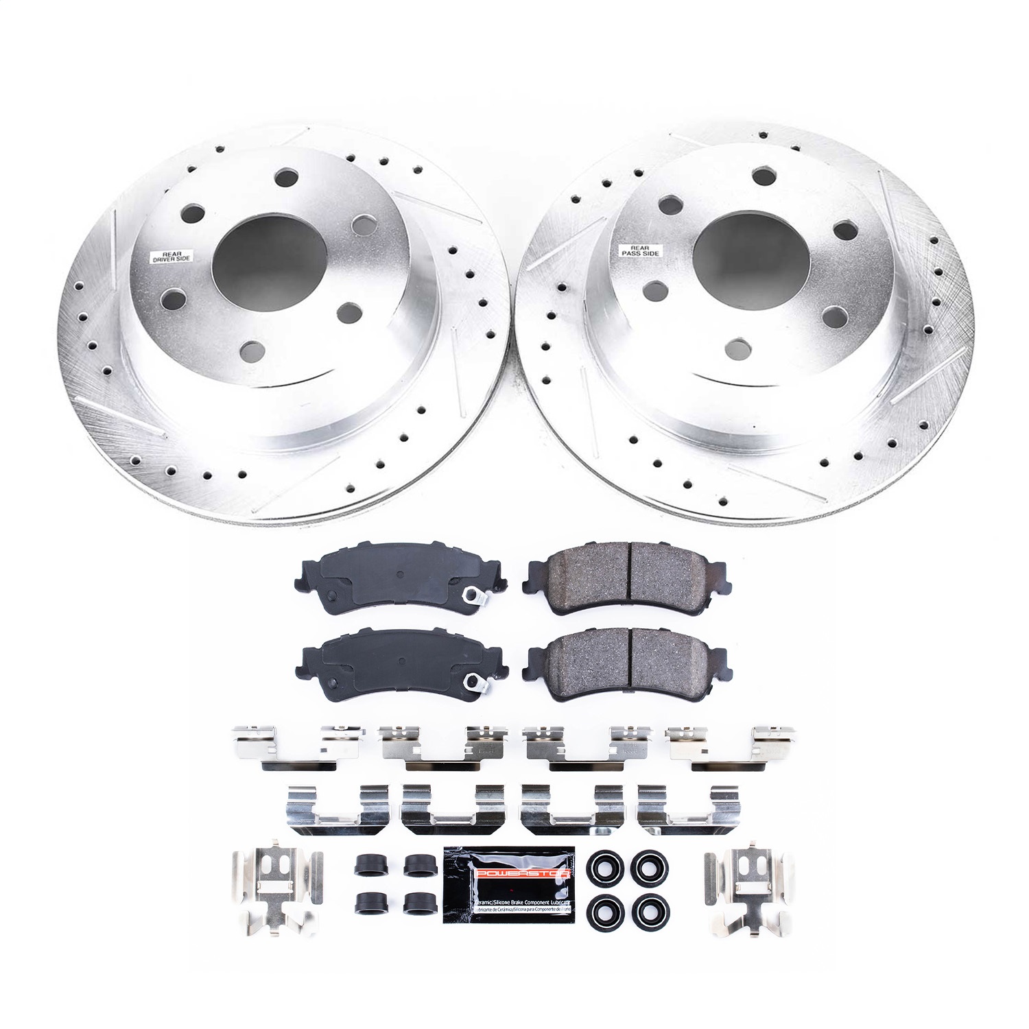 Power Stop - K2018 - Rear - Disc Brake Pad and Rotor Kit