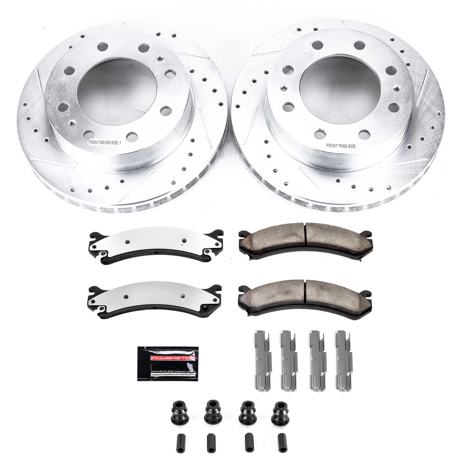 Power Stop - K2020-36 - Front - Disc Brake Pad and Rotor Kit