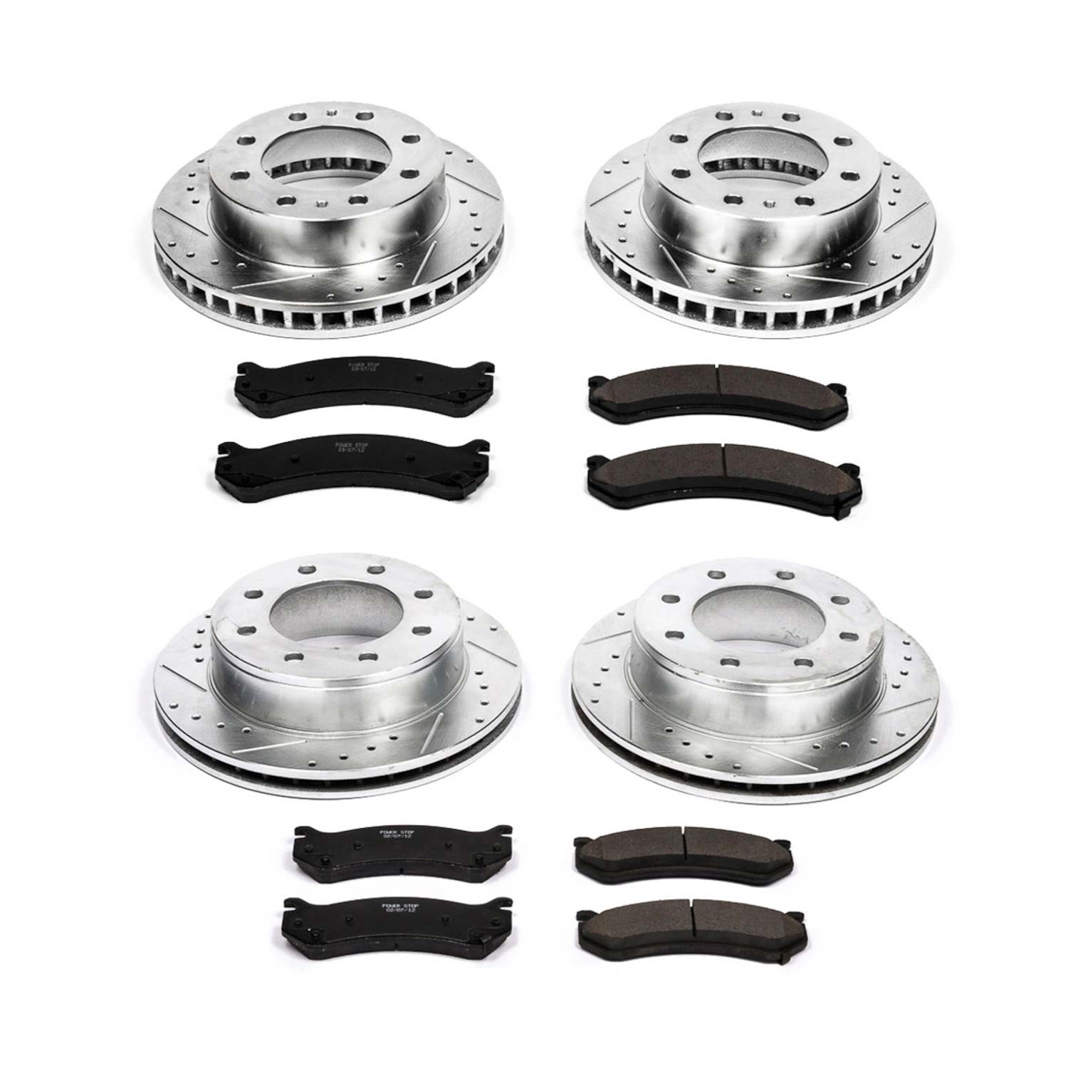 Power Stop - K2023 - Front and Rear - Disc Brake Pad and Rotor Kit