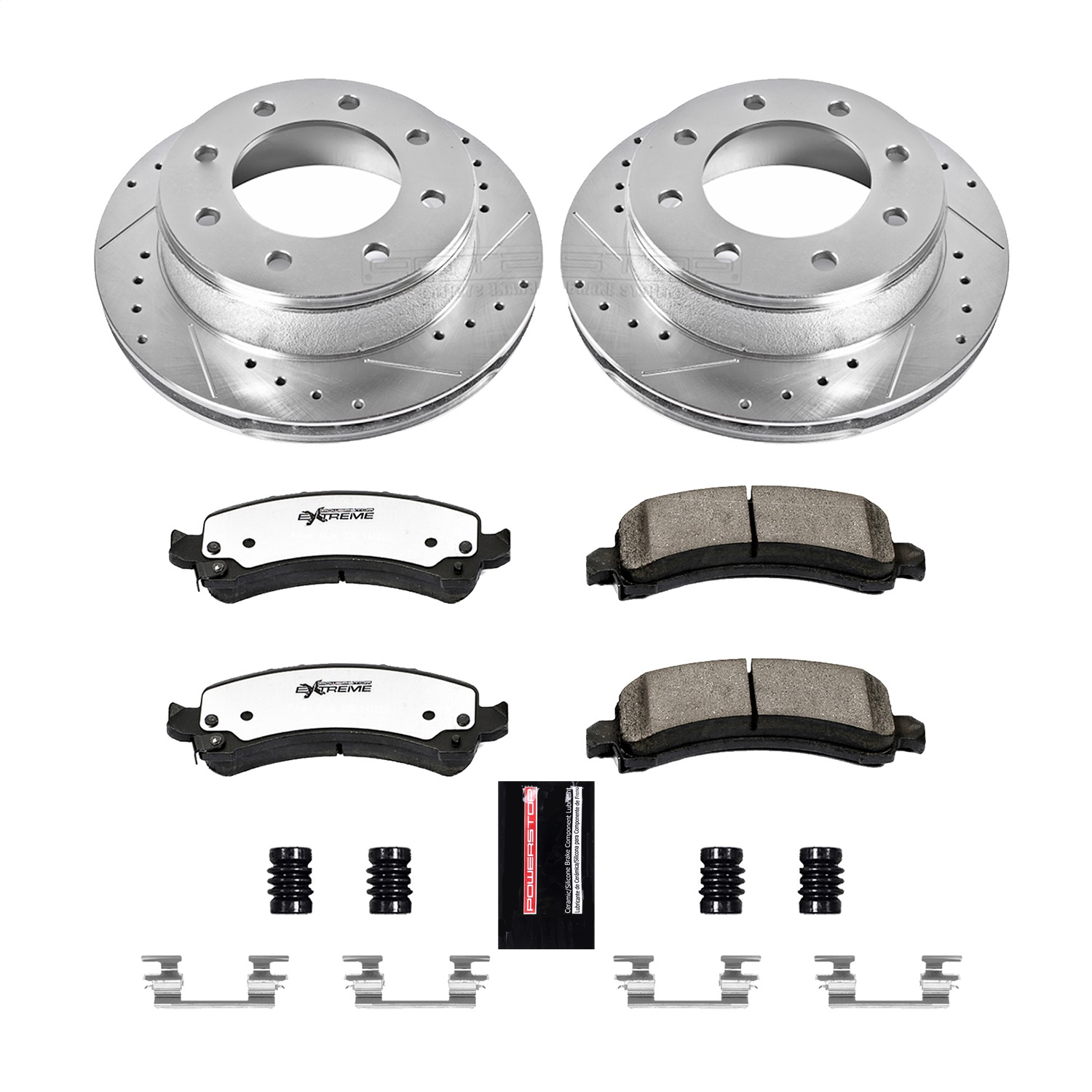 Power Stop - K2039-36 - Rear - Disc Brake Pad and Rotor Kit
