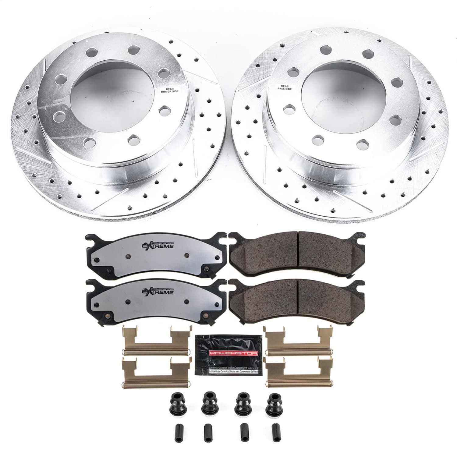 Power Stop - K2041-36 - Rear - Disc Brake Pad and Rotor Kit