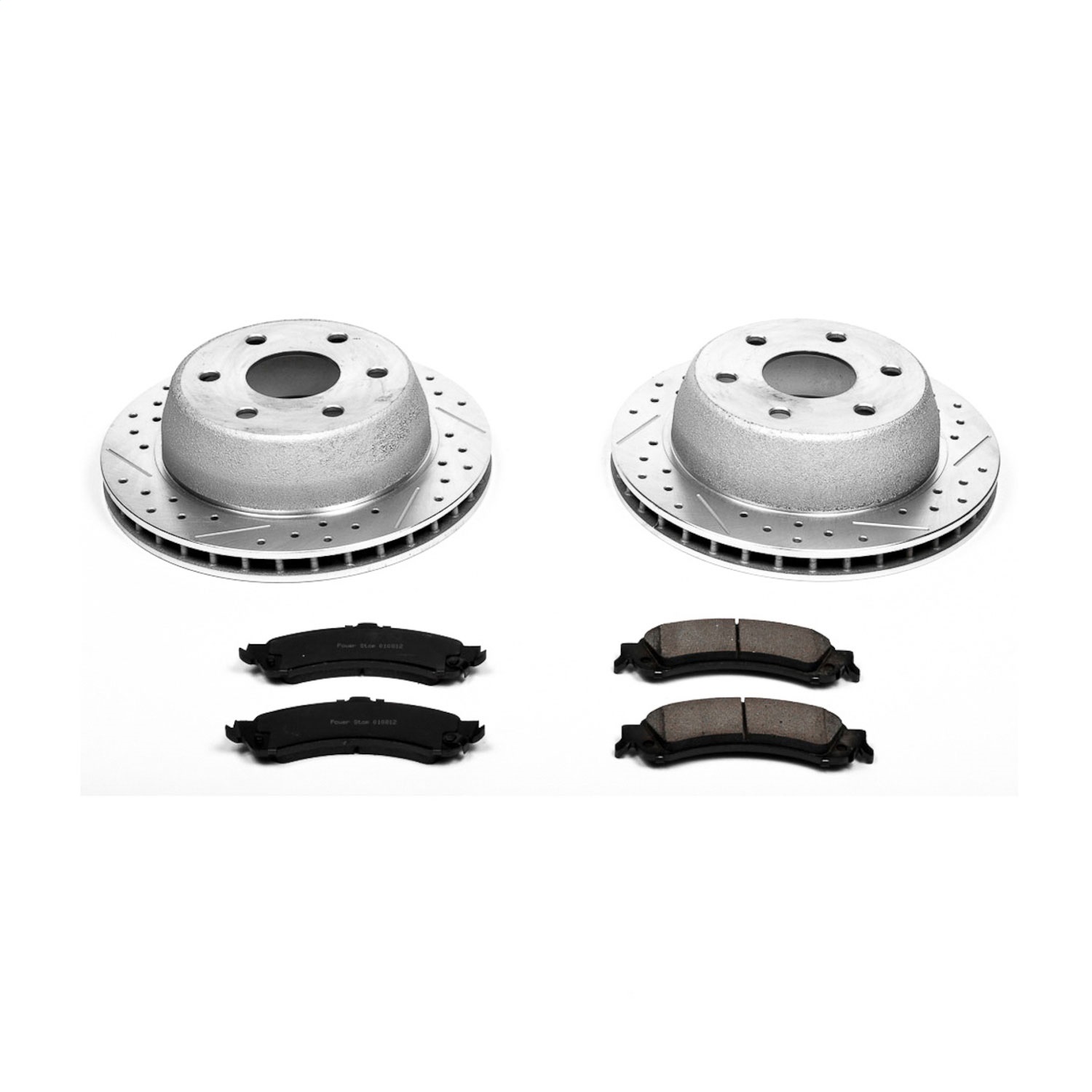 Power Stop - K2046 - Rear - Disc Brake Pad and Rotor Kit