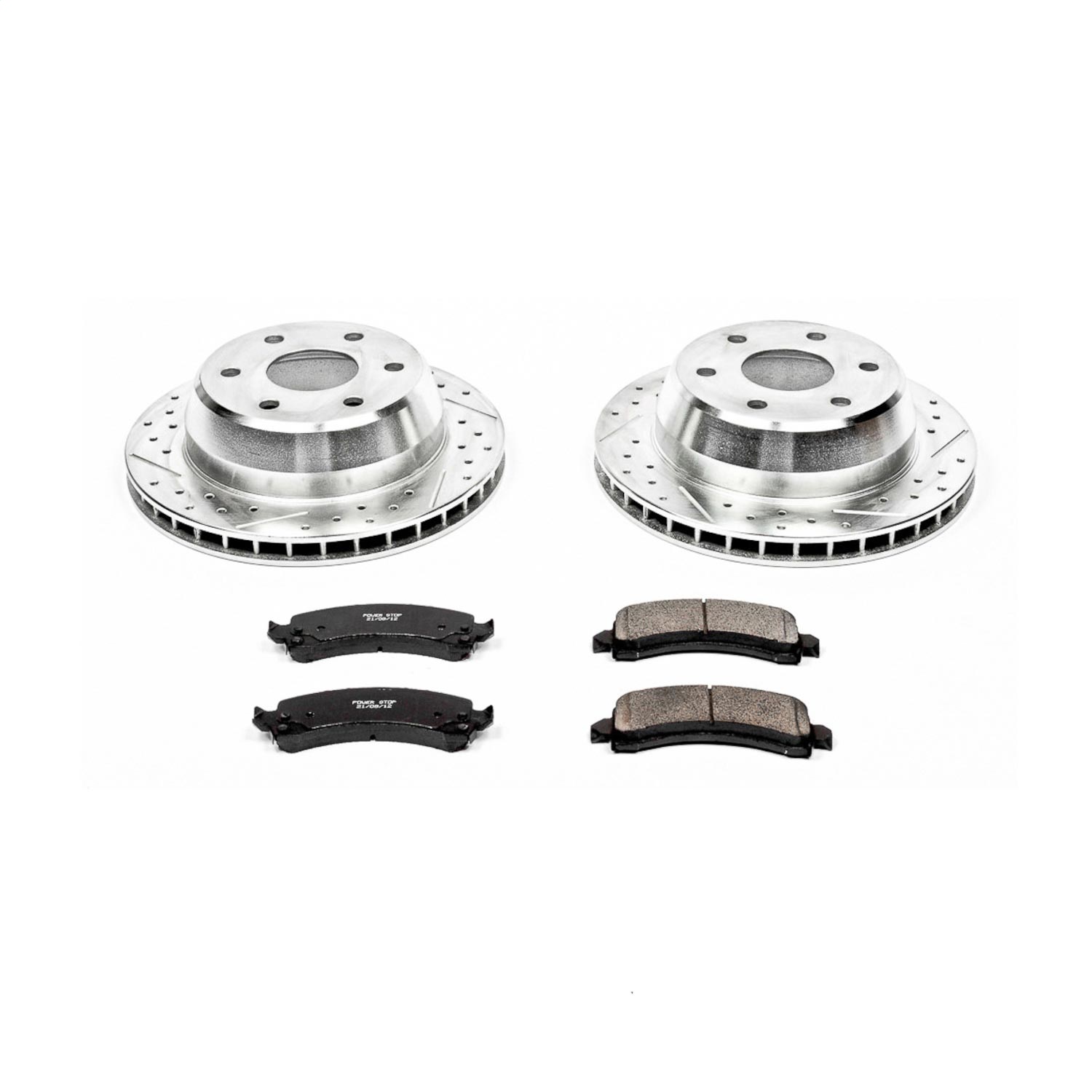 Power Stop - K2047 - Rear - Disc Brake Pad and Rotor Kit