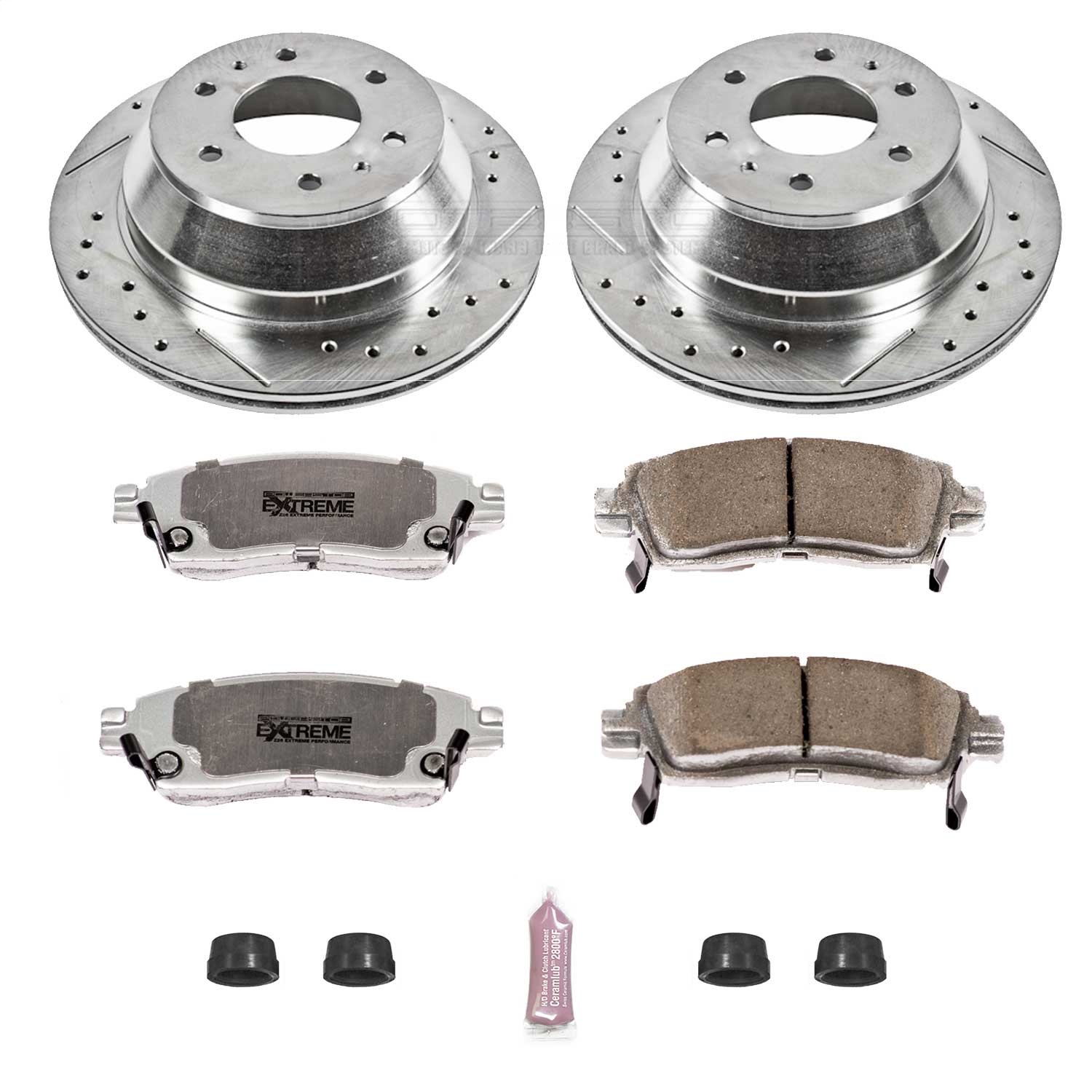 Power Stop - K2050-26 - Rear - Disc Brake Pad and Rotor Kit