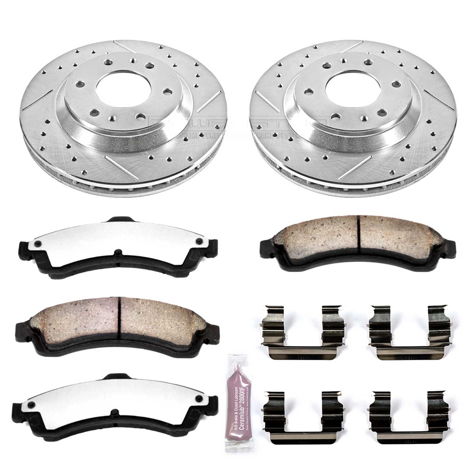 Power Stop - K2057-36 - Front - Disc Brake Pad and Rotor Kit