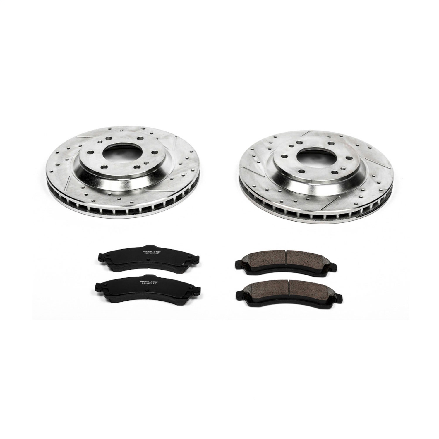 Power Stop - K2057 - Front - Disc Brake Pad and Rotor Kit