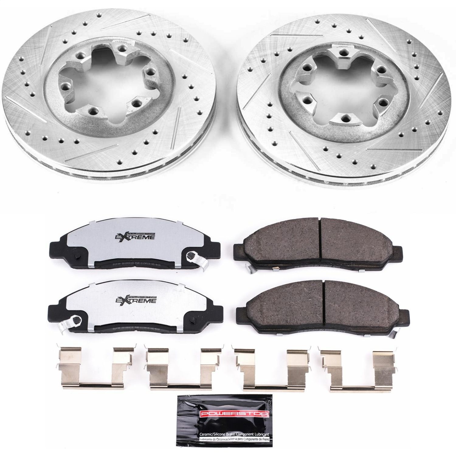 Power Stop - K2066-36 - Front - Disc Brake Pad and Rotor Kit