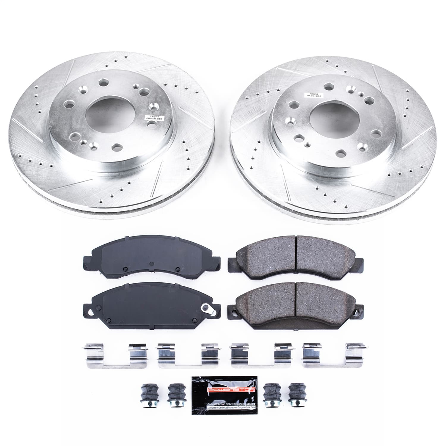 Power Stop - K2067 - Front - Disc Brake Pad and Rotor Kit