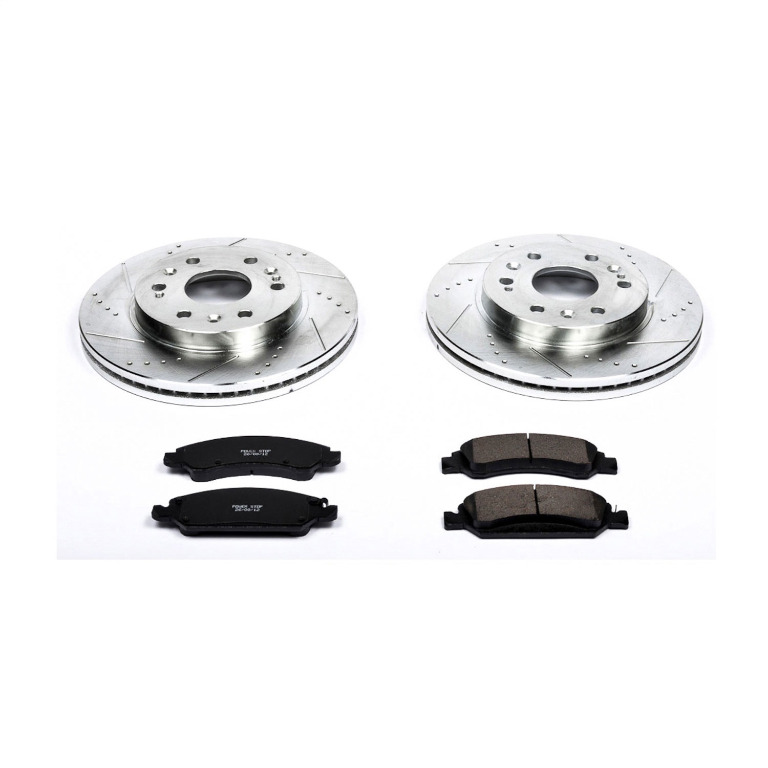 Power Stop - K2069 - Front - Disc Brake Pad and Rotor Kit