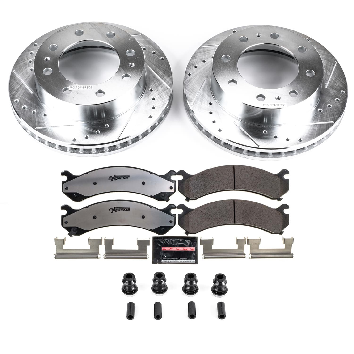 Power Stop - K2071-36 - Front - Disc Brake Pad and Rotor Kit