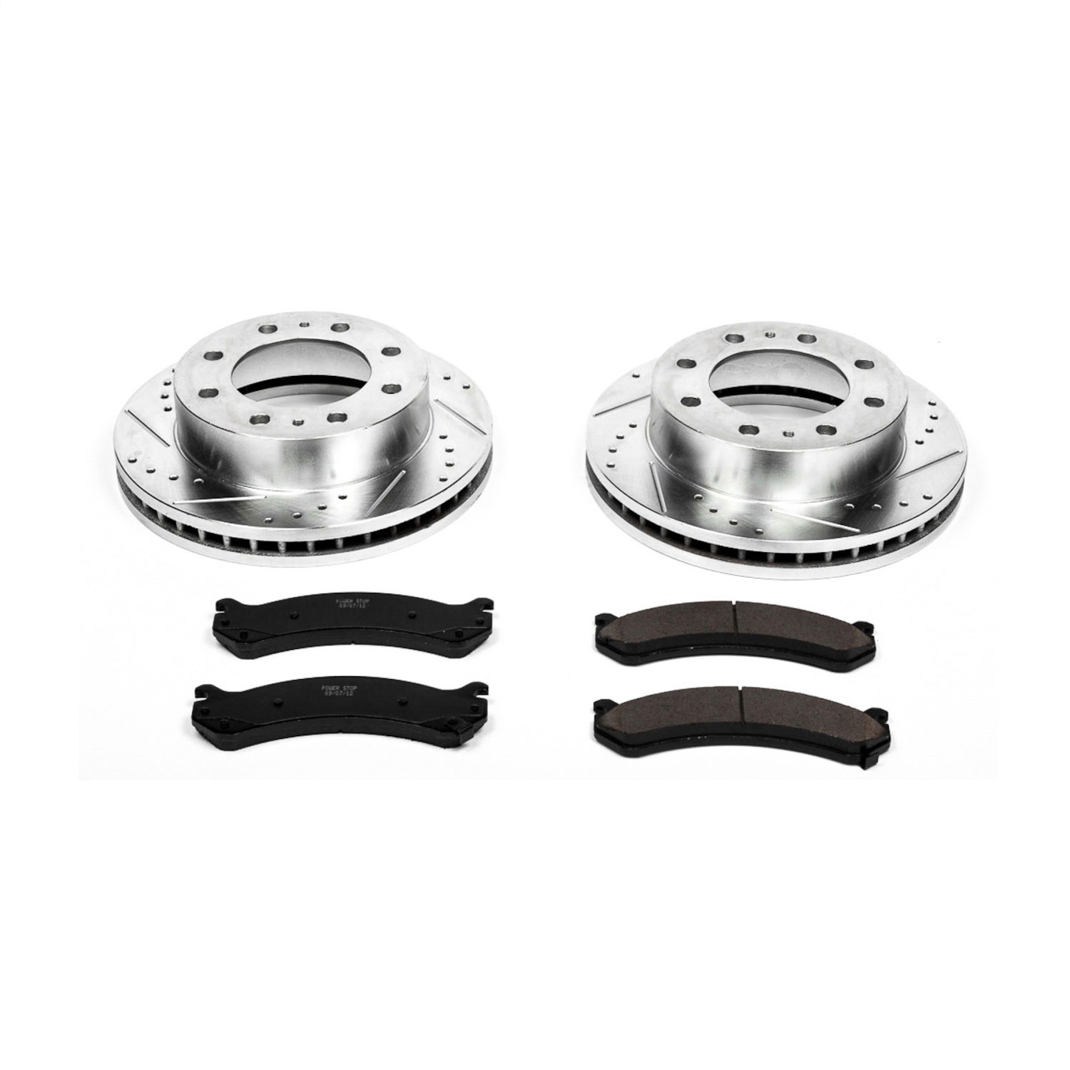 Power Stop - K2071 - Front - Disc Brake Pad and Rotor Kit