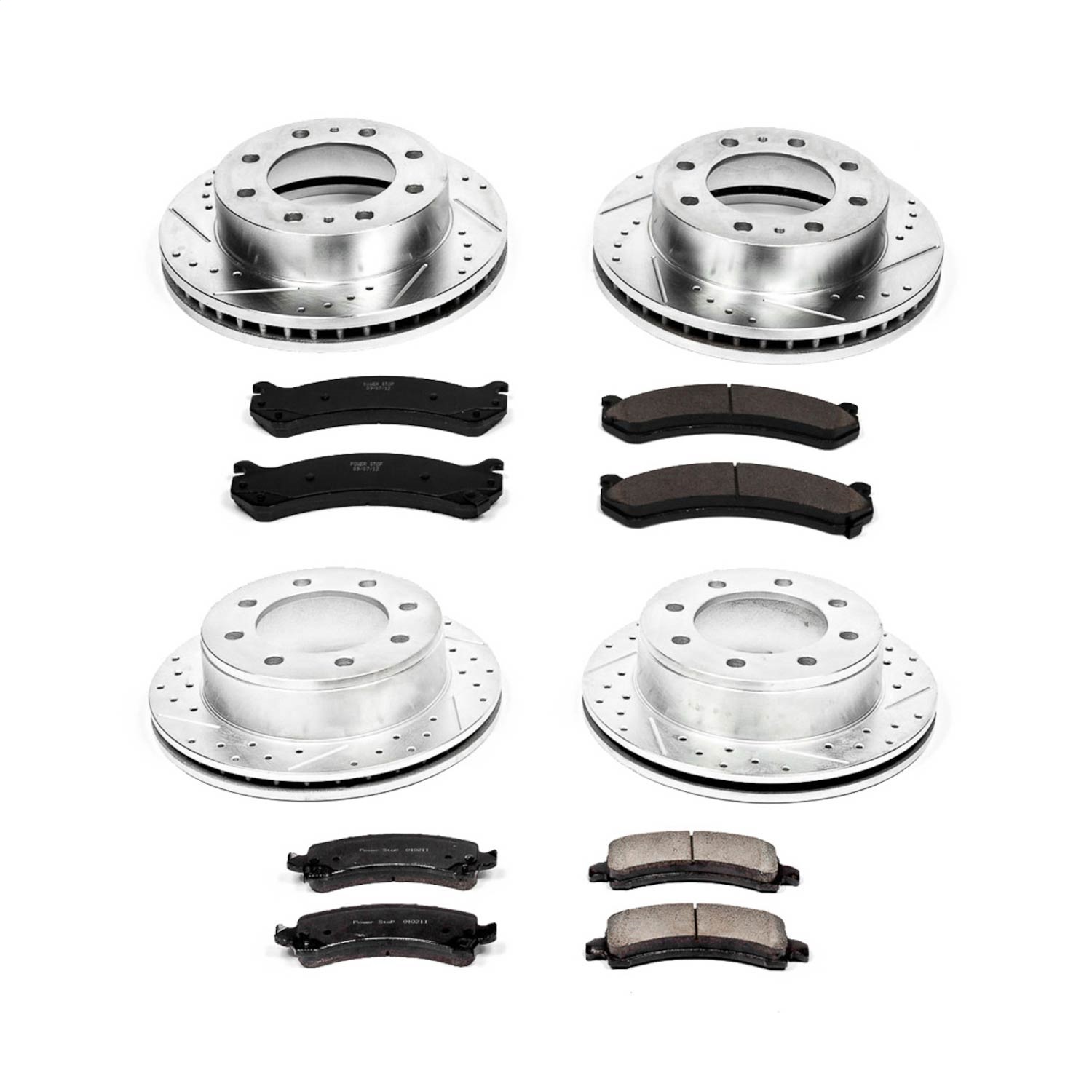 Power Stop - K2074 - Front and Rear - Disc Brake Pad and Rotor Kit