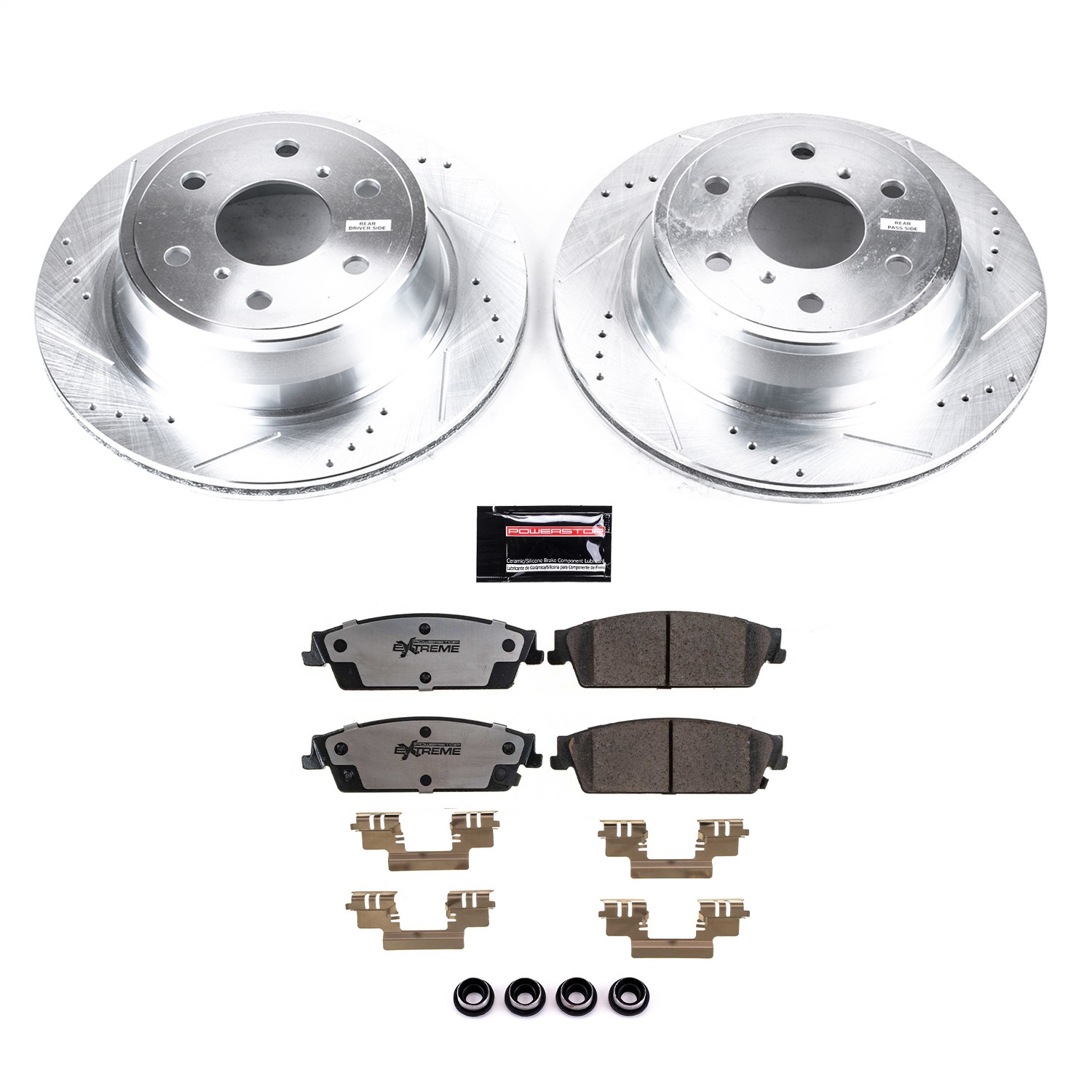 Power Stop - K2083-36 - Rear - Disc Brake Pad and Rotor Kit