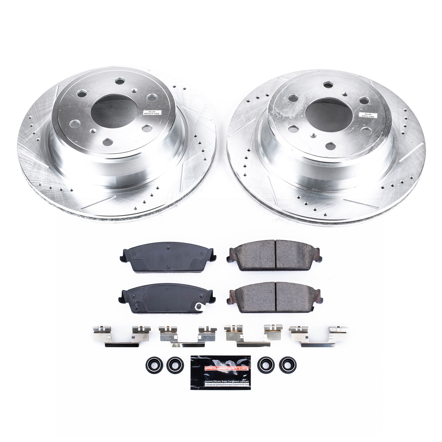 Power Stop - K2083 - Rear - Disc Brake Pad and Rotor Kit