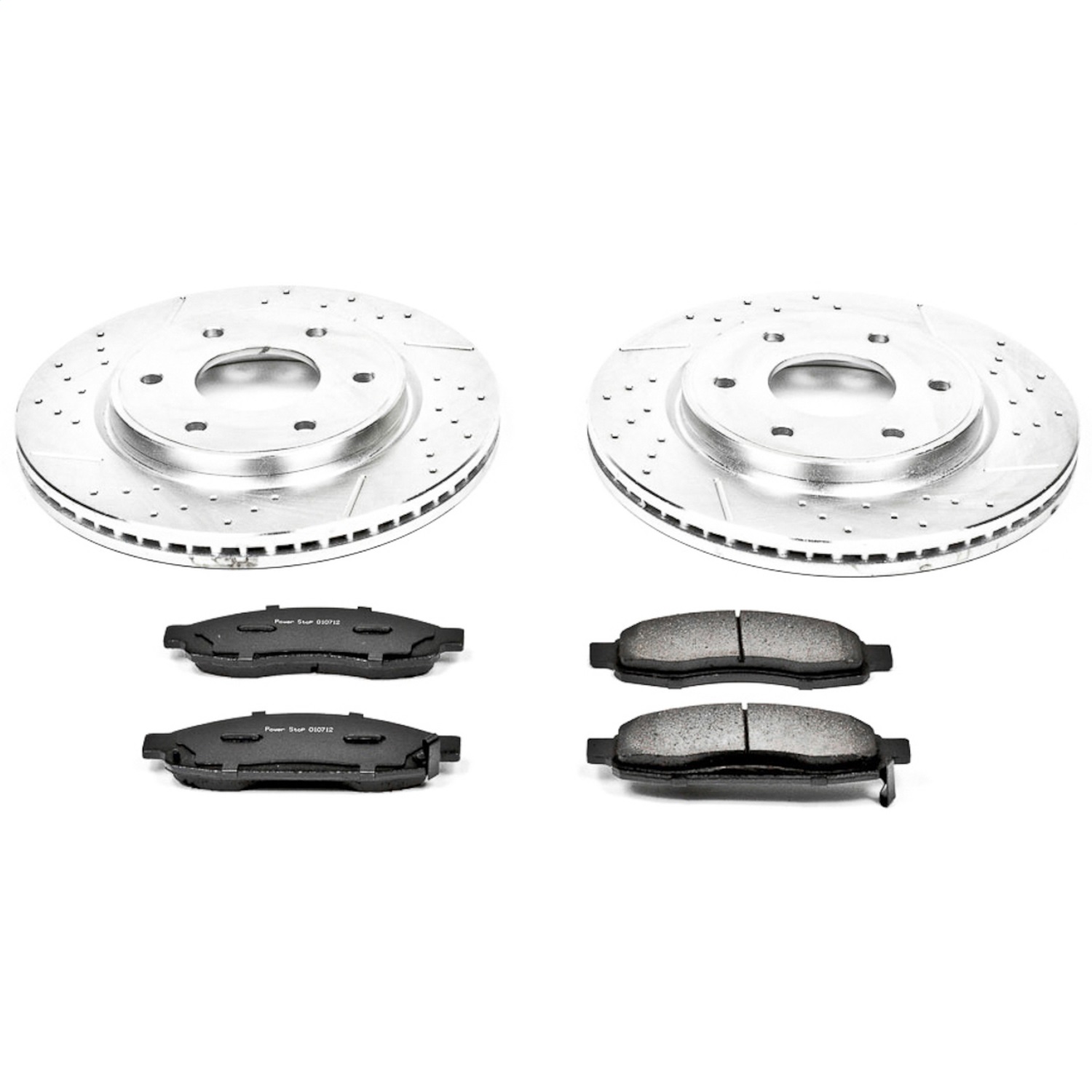 Power Stop - K211 - Front - Disc Brake Pad and Rotor Kit