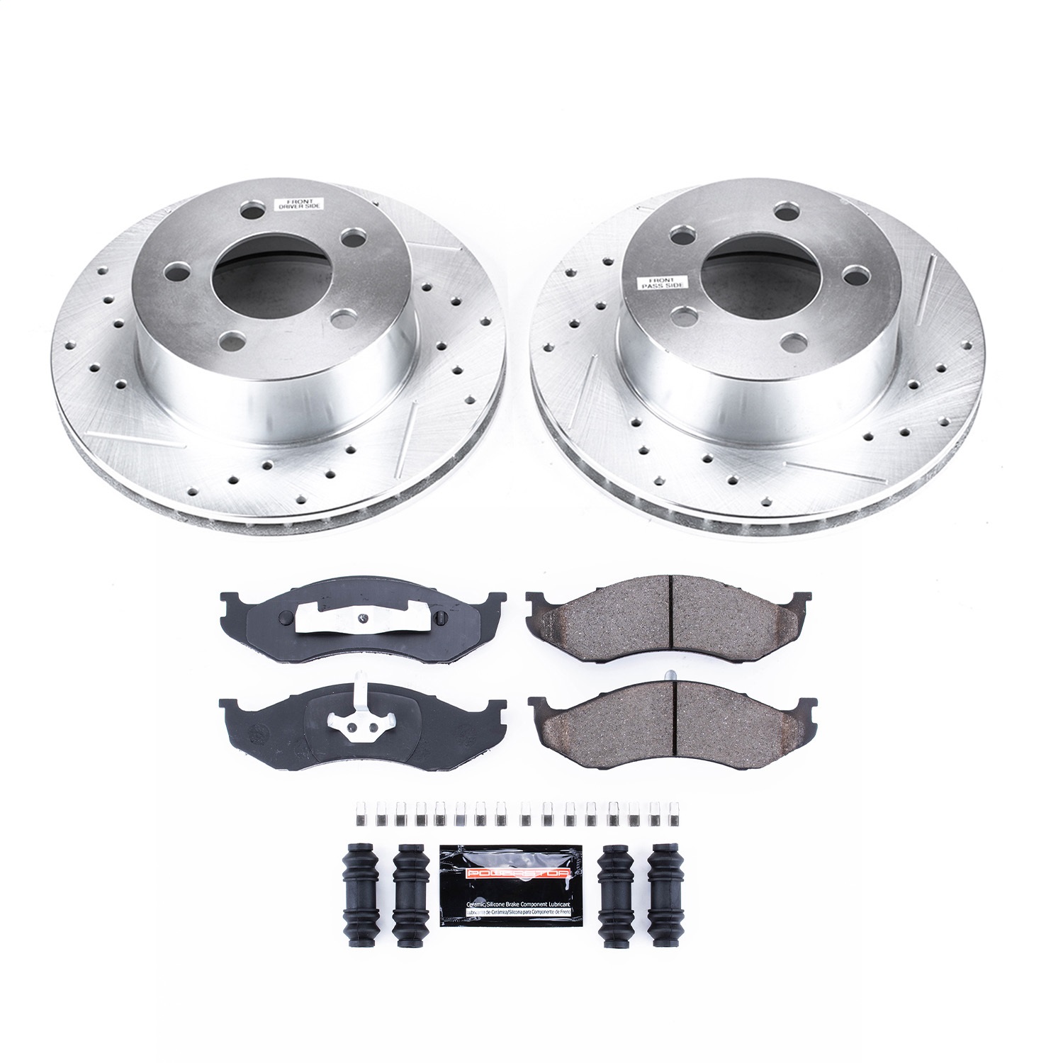 Power Stop - K2119 - Front - Disc Brake Pad and Rotor Kit