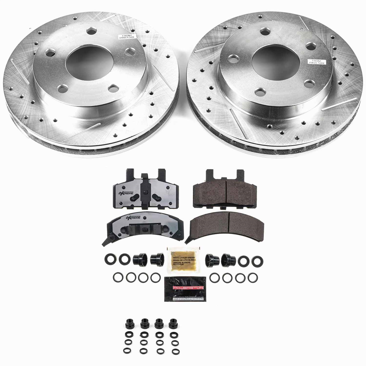 Power Stop - K2126-36 - Front - Disc Brake Pad and Rotor Kit