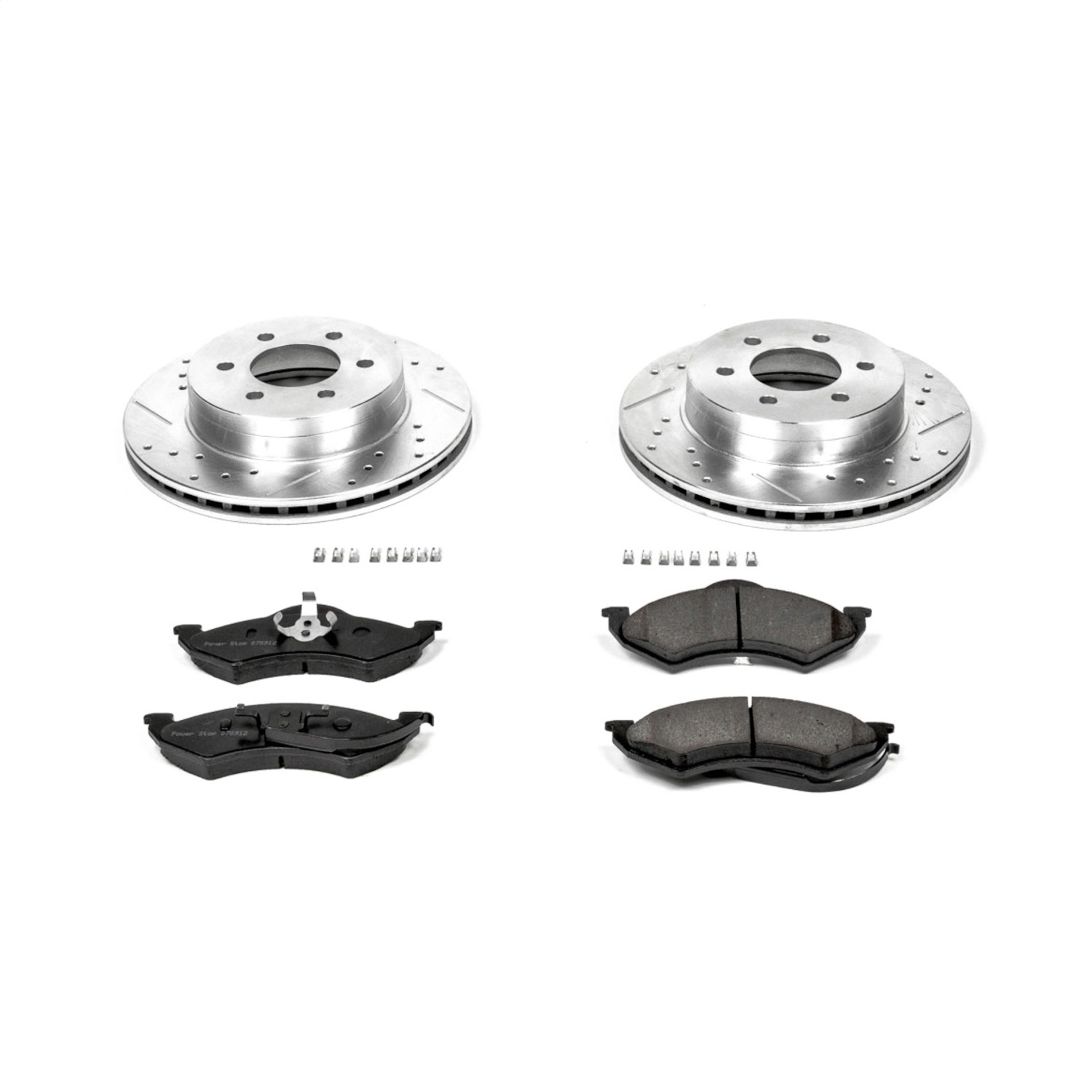 Power Stop - K2138 - Front - Disc Brake Pad and Rotor Kit