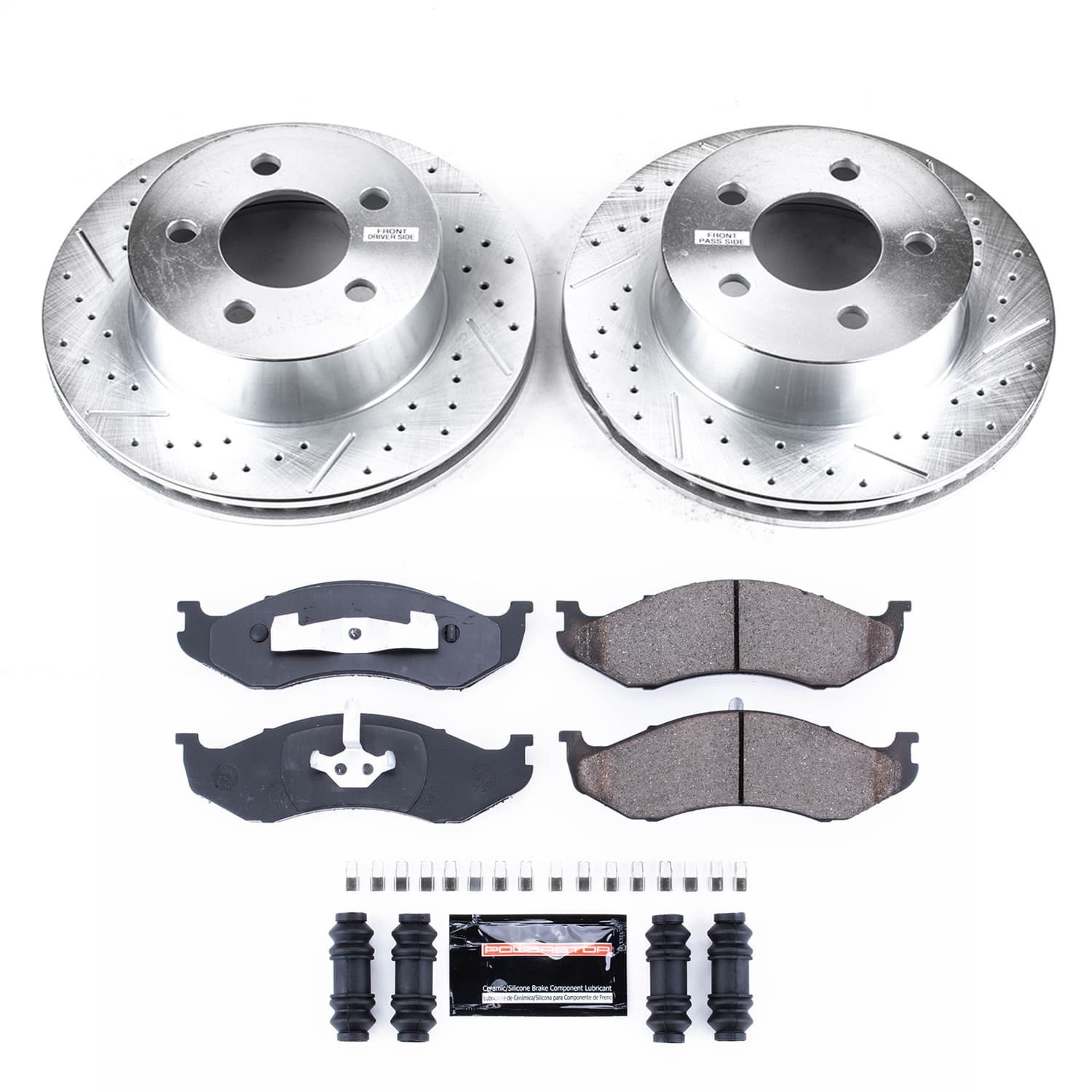 Power Stop - K2152 - Front - Disc Brake Pad and Rotor Kit