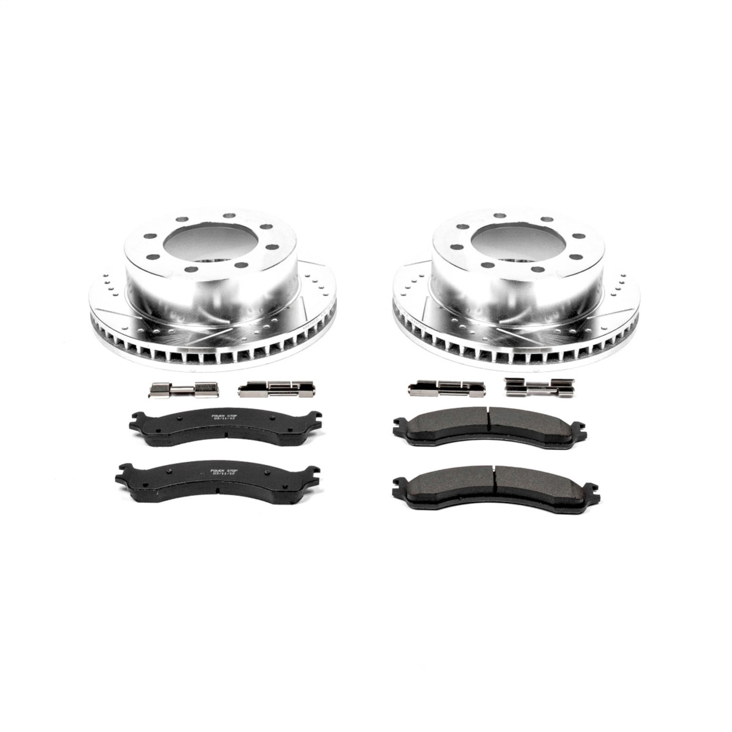 Power Stop - K2156 - Front - Disc Brake Pad and Rotor Kit