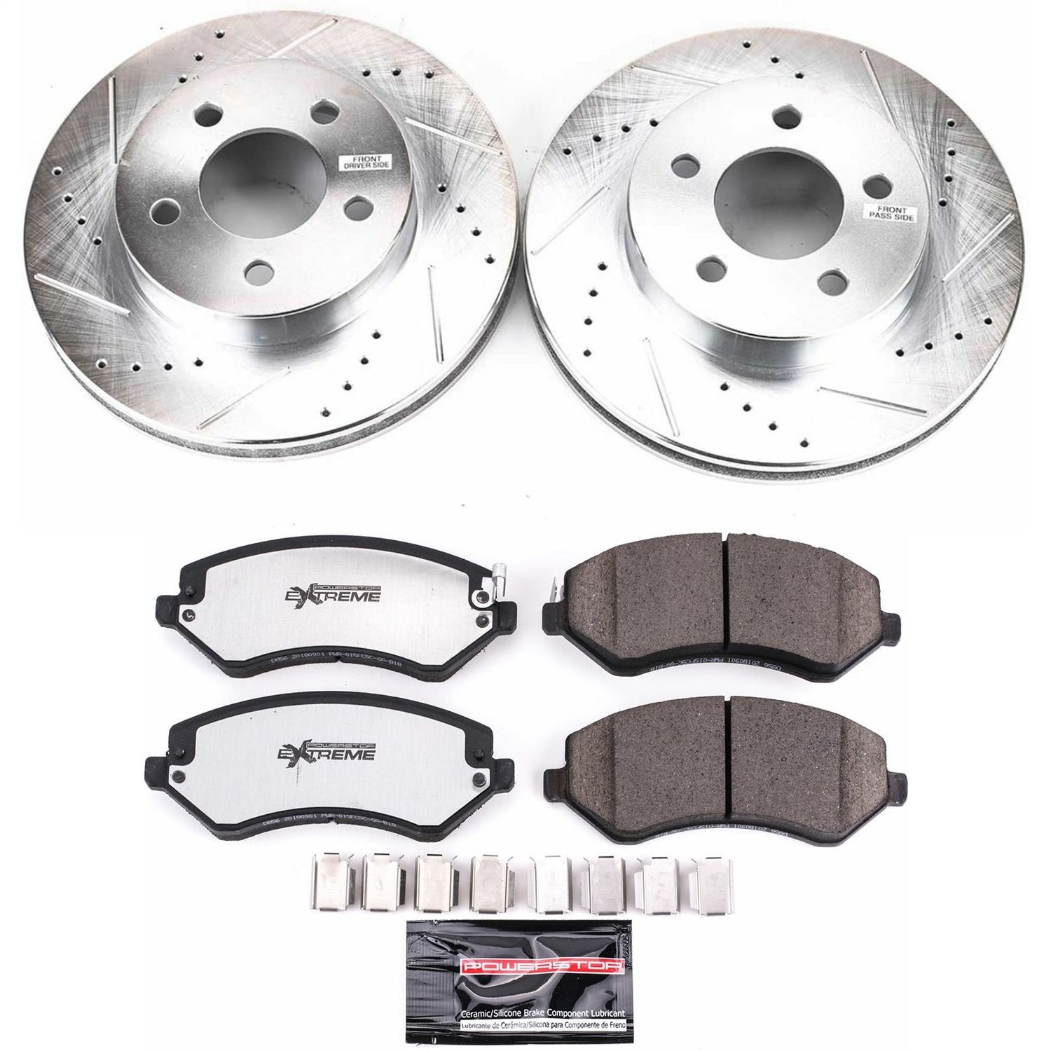 Power Stop - K2160-36 - Front - Disc Brake Pad and Rotor Kit