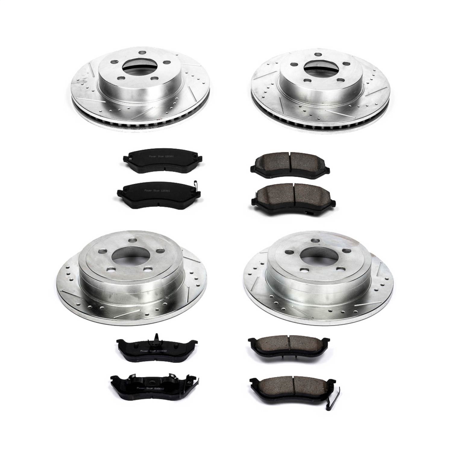Power Stop - K2162 - Front and Rear - Disc Brake Pad and Rotor Kit