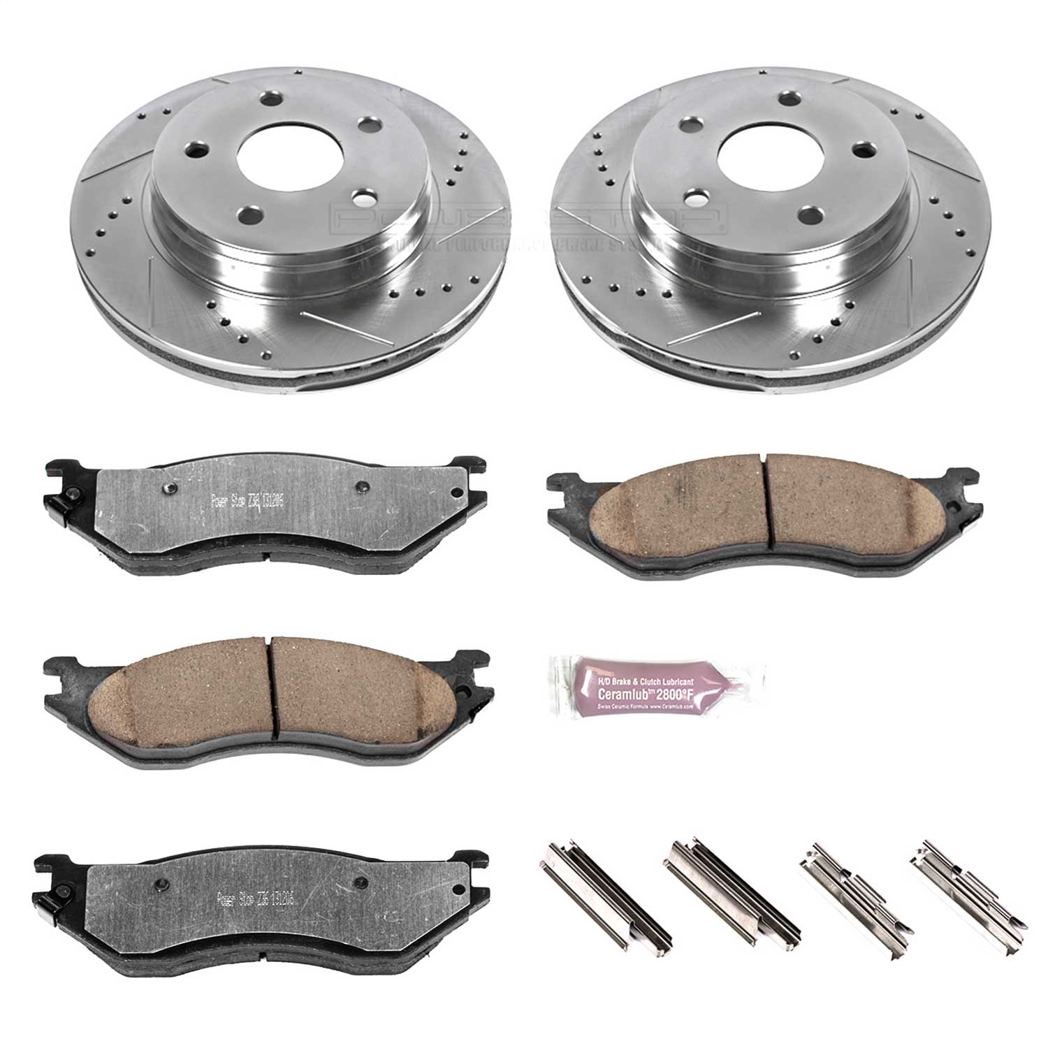Power Stop - K2165-36 - Front - Disc Brake Pad and Rotor Kit