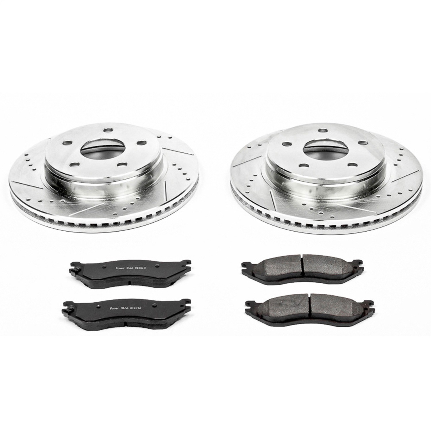 Power Stop - K2165 - Front - Disc Brake Pad and Rotor Kit