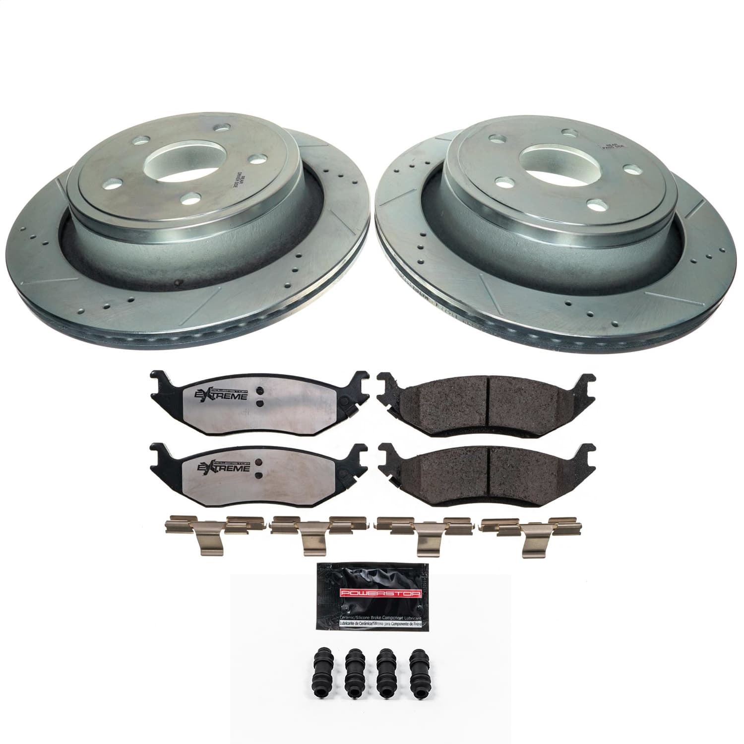 Power Stop - K2172-36 - Rear - Disc Brake Pad and Rotor Kit