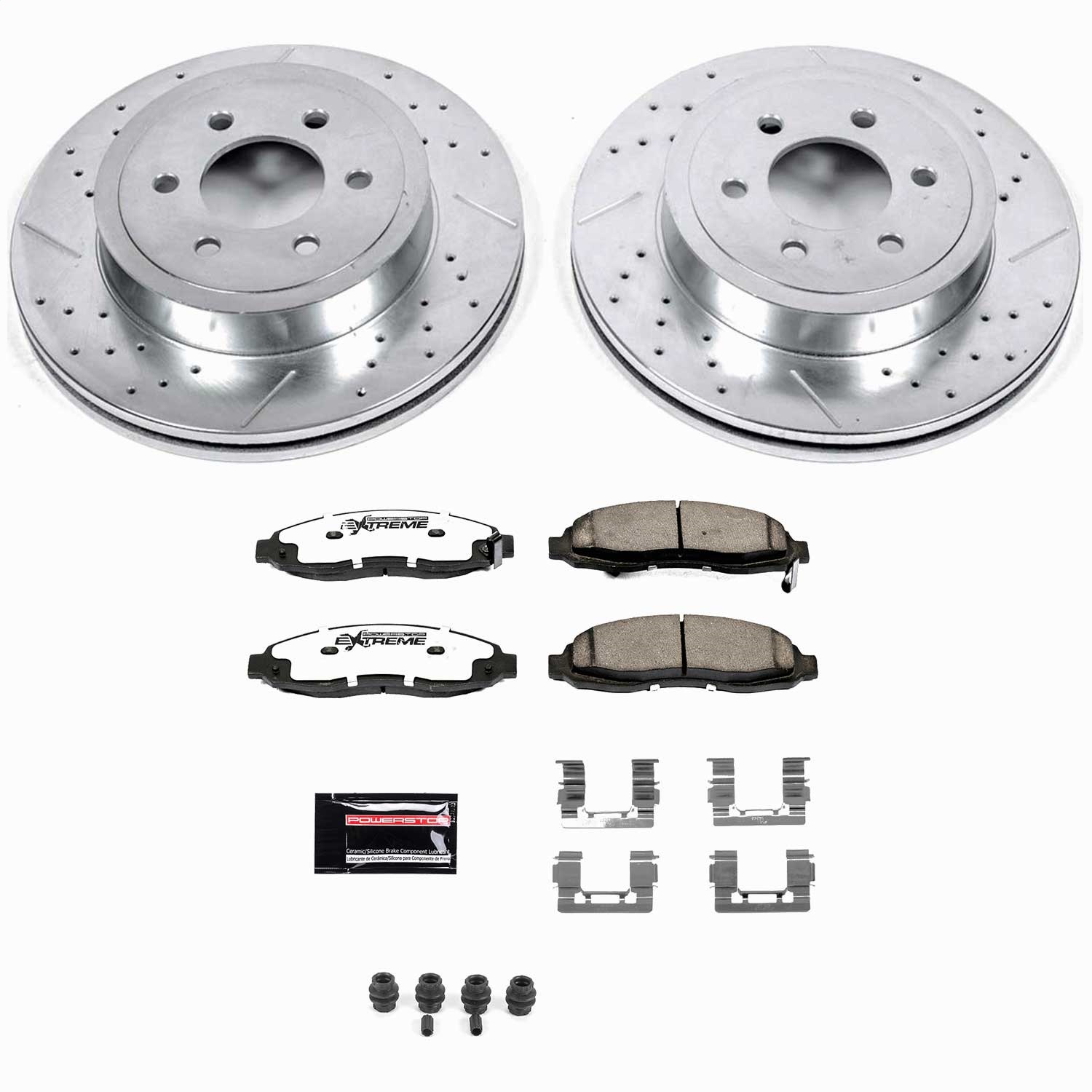 Power Stop - K2187-36 - Front - Disc Brake Pad and Rotor Kit