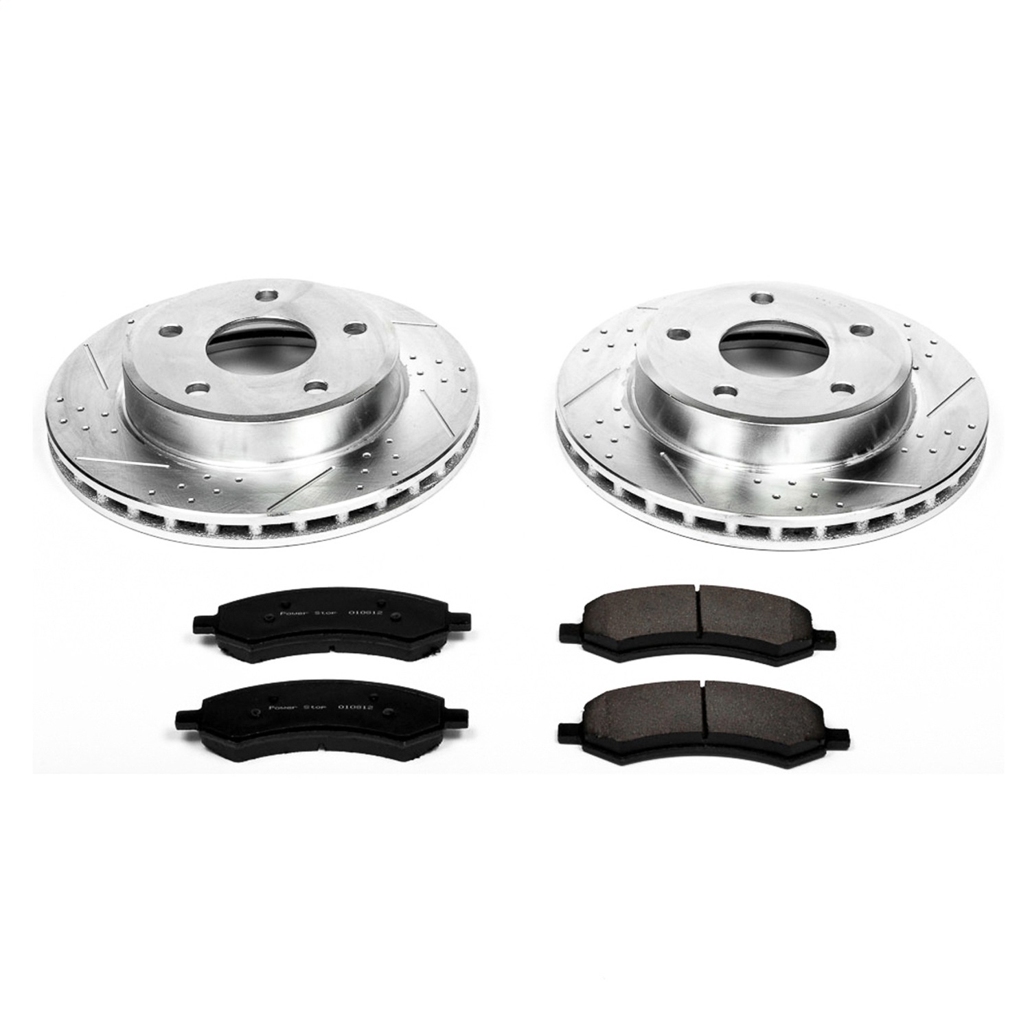 Power Stop - K2193 - Front - Disc Brake Pad and Rotor Kit