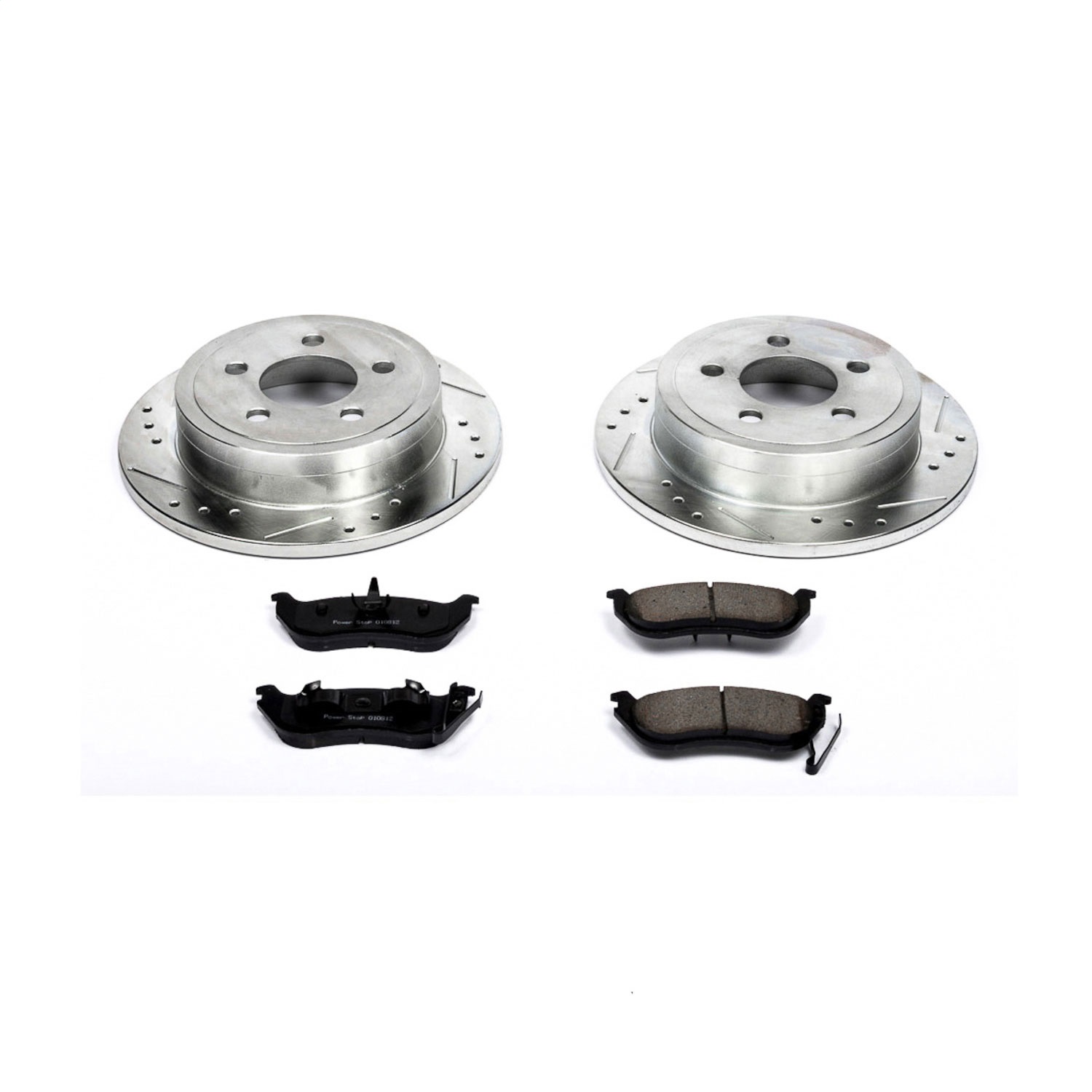 Power Stop - K2197 - Rear - Disc Brake Pad and Rotor Kit