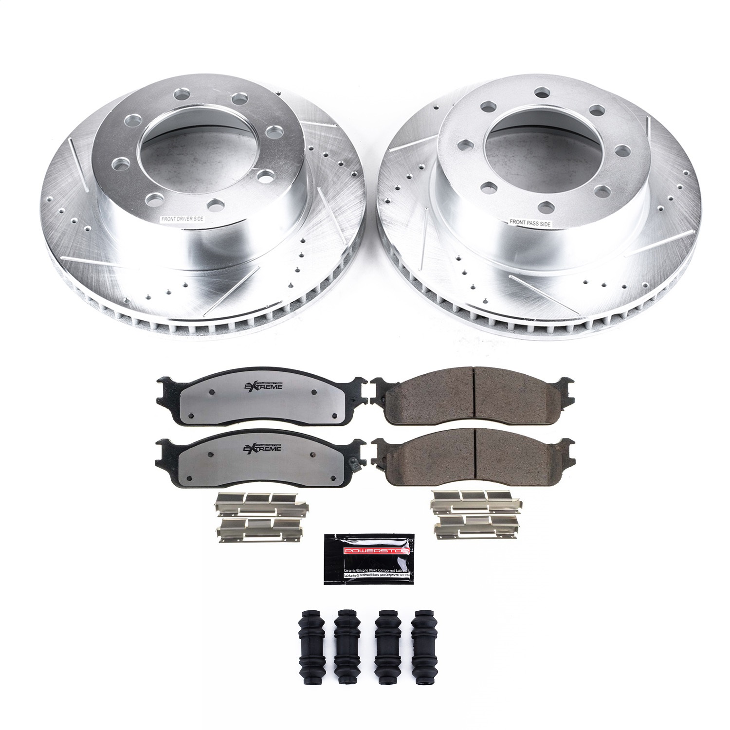 Power Stop - K2203-36 - Front - Disc Brake Pad and Rotor Kit