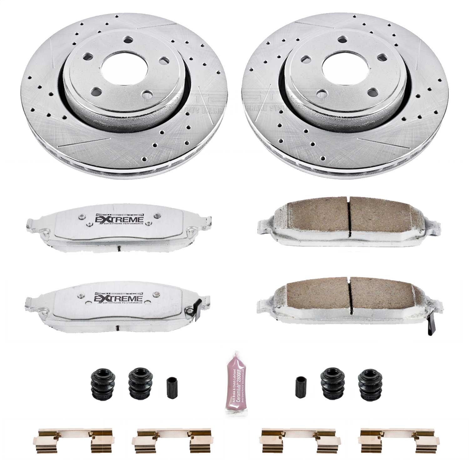 Power Stop - K2219-26 - Front - Disc Brake Pad and Rotor Kit