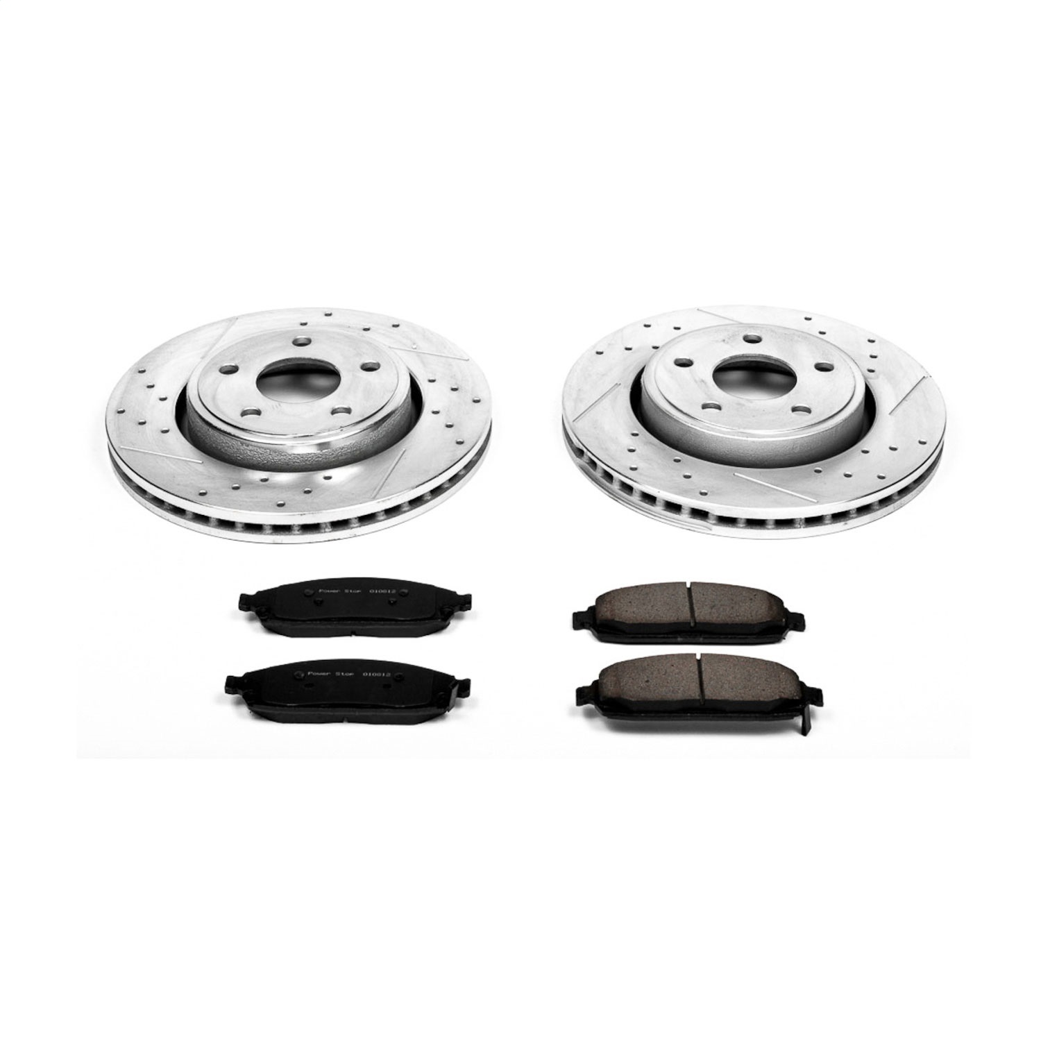 Power Stop - K2219 - Front - Disc Brake Pad and Rotor Kit