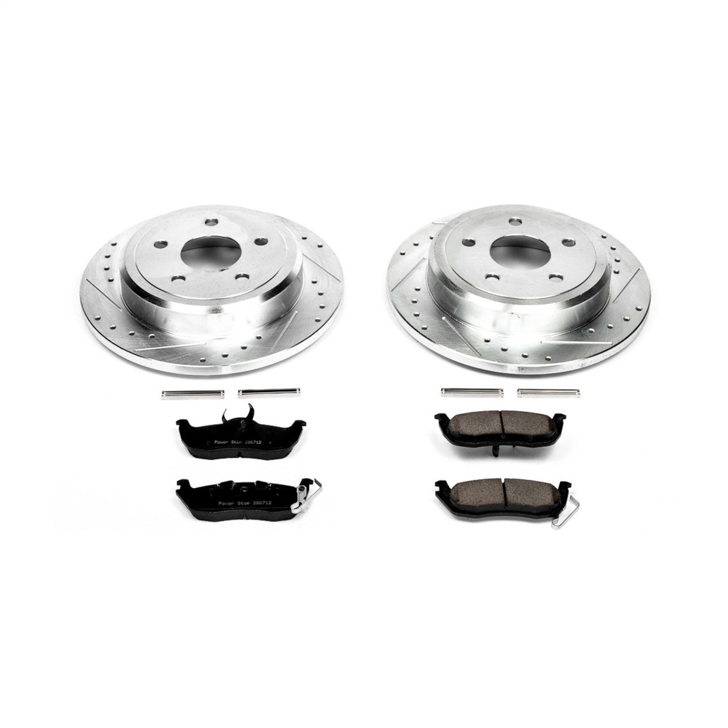 Power Stop - K2221 - Rear - Disc Brake Pad and Rotor Kit