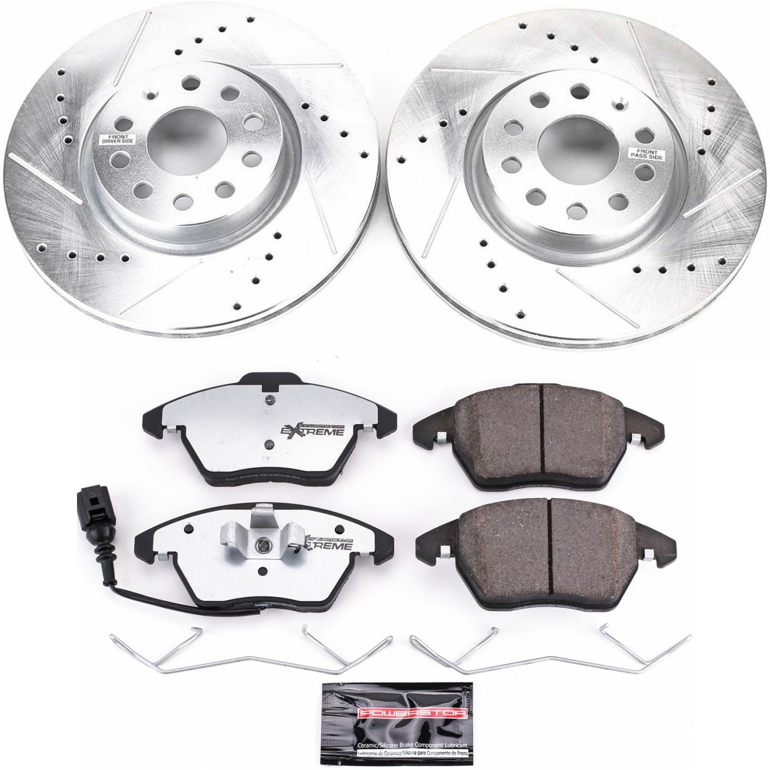 Power Stop - K2259-26 - Front - Disc Brake Pad and Rotor Kit