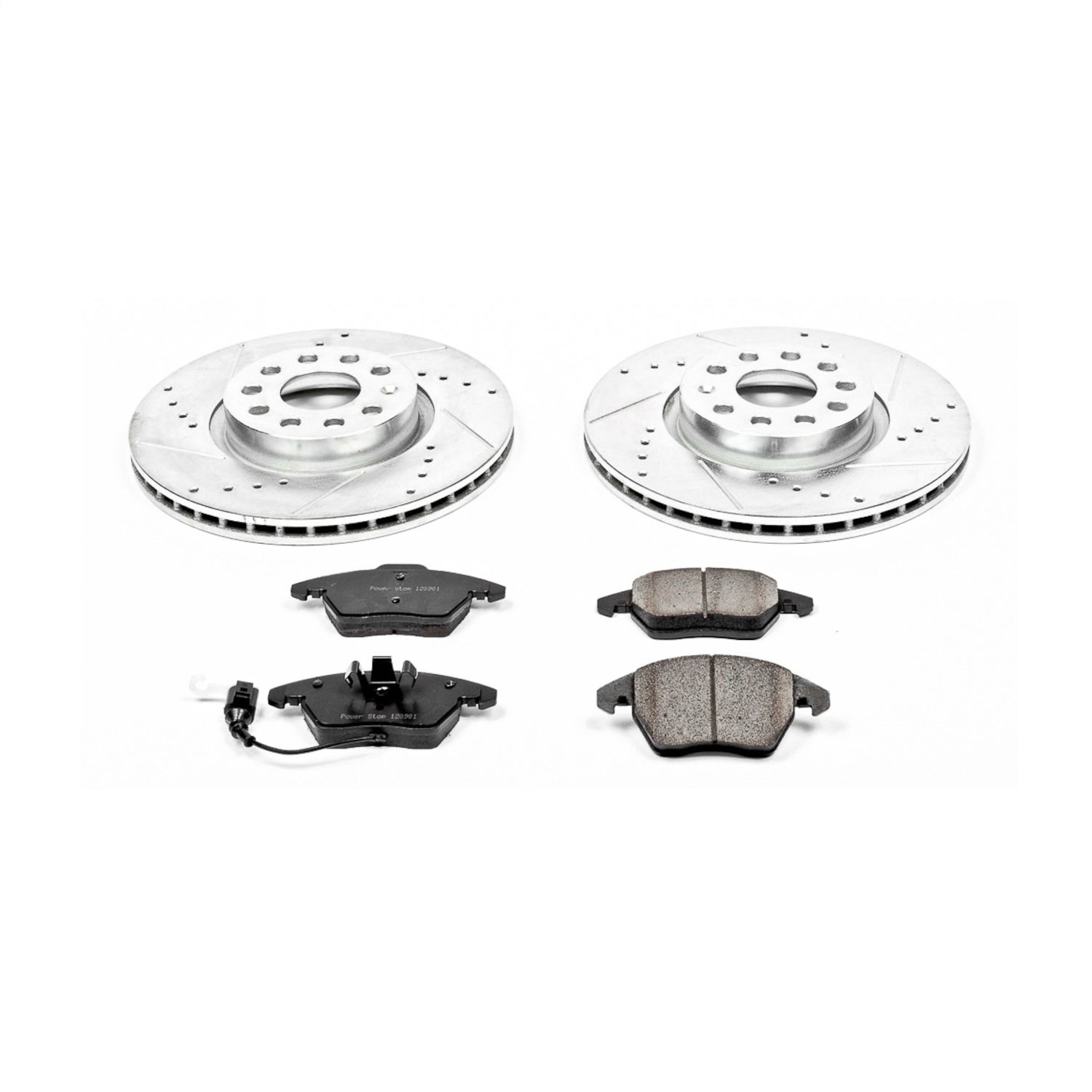Power Stop - K2259 - Front - Disc Brake Pad and Rotor Kit