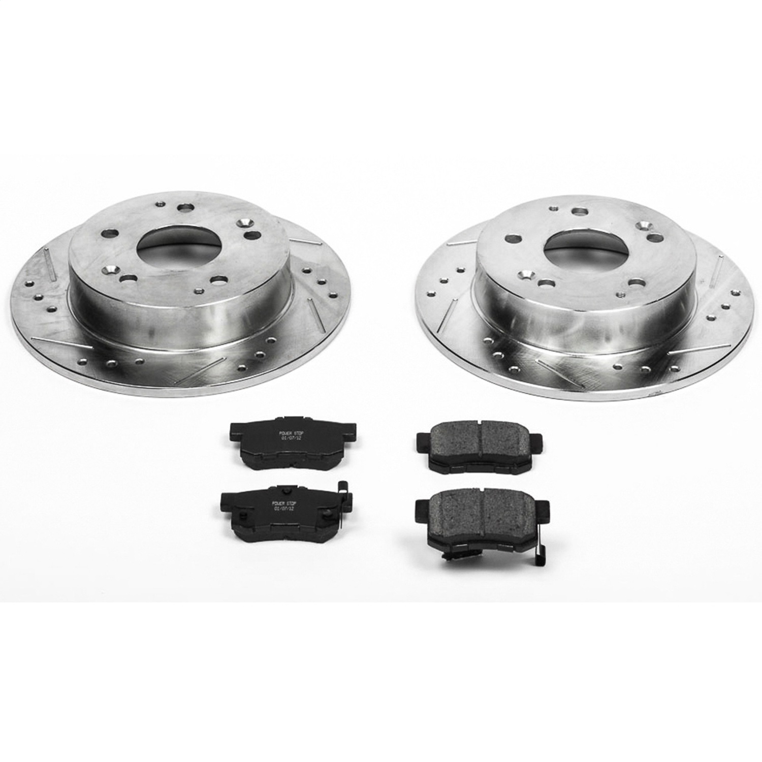Power Stop - K2270 - Rear - Disc Brake Pad and Rotor Kit