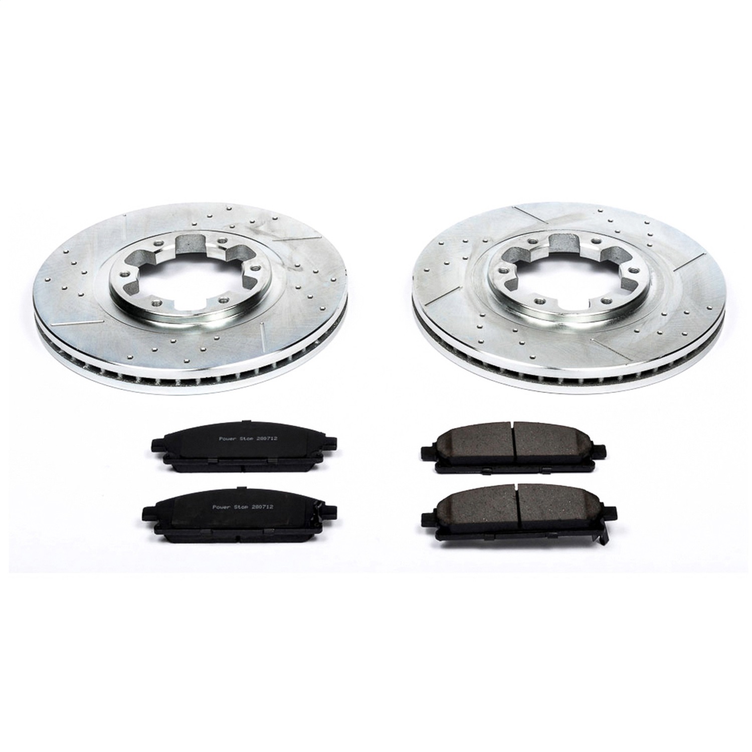 Power Stop - K2279 - Front - Disc Brake Pad and Rotor Kit