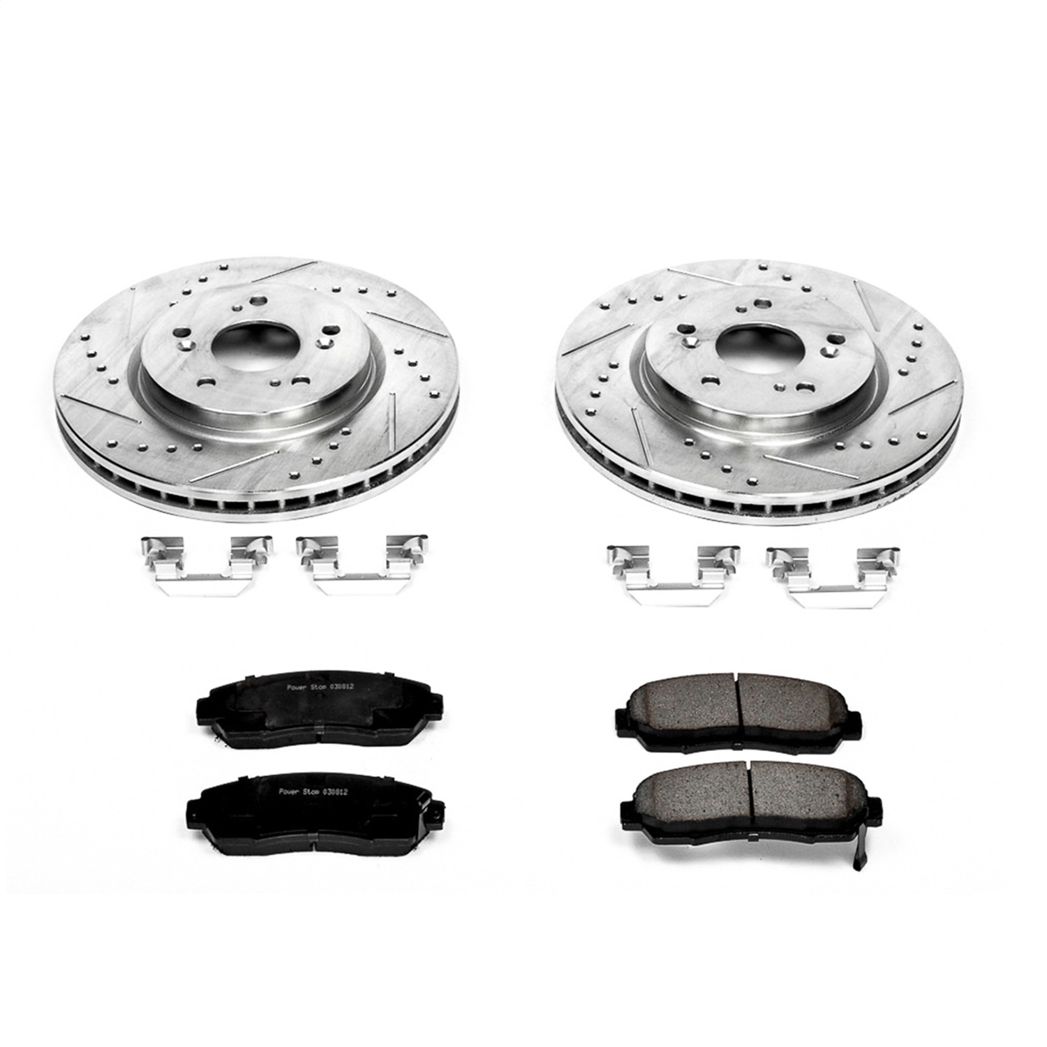 Power Stop - K228 - Front - Disc Brake Pad and Rotor Kit