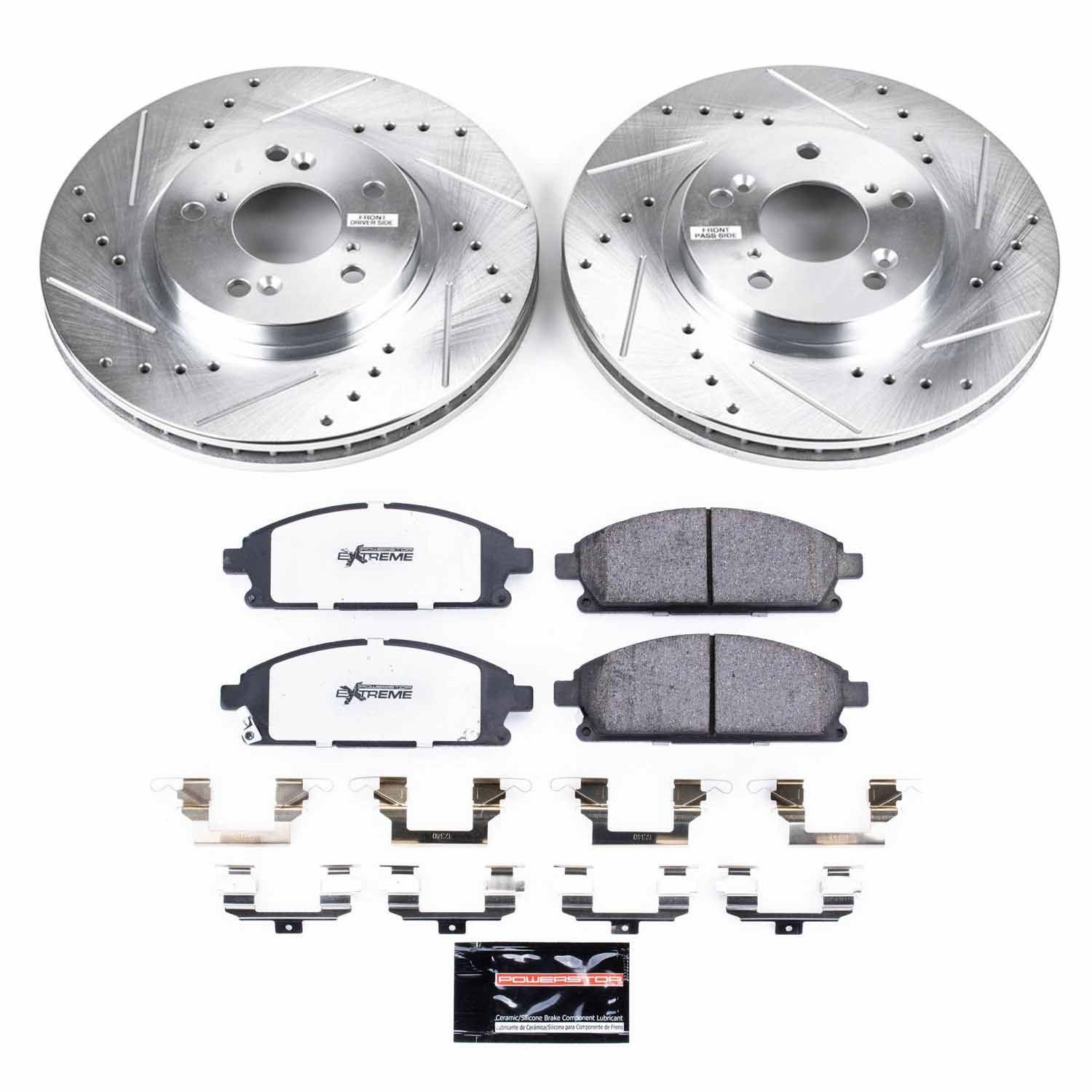 Power Stop - K2290-36 - Front - Disc Brake Pad and Rotor Kit