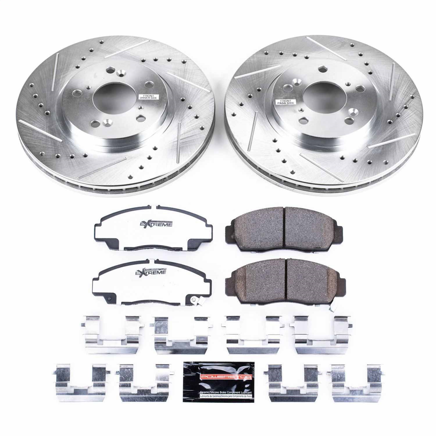 Power Stop - K2292-26 - Front - Disc Brake Pad and Rotor Kit