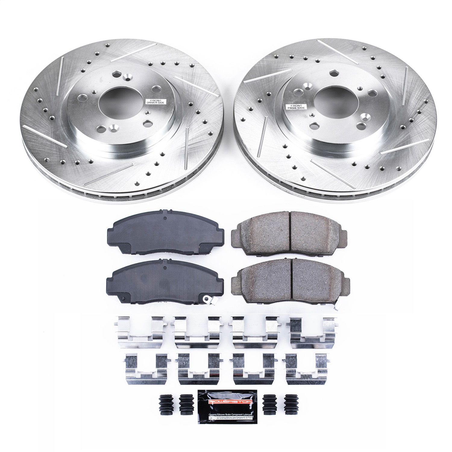 Power Stop - K2292 - Front - Disc Brake Pad and Rotor Kit