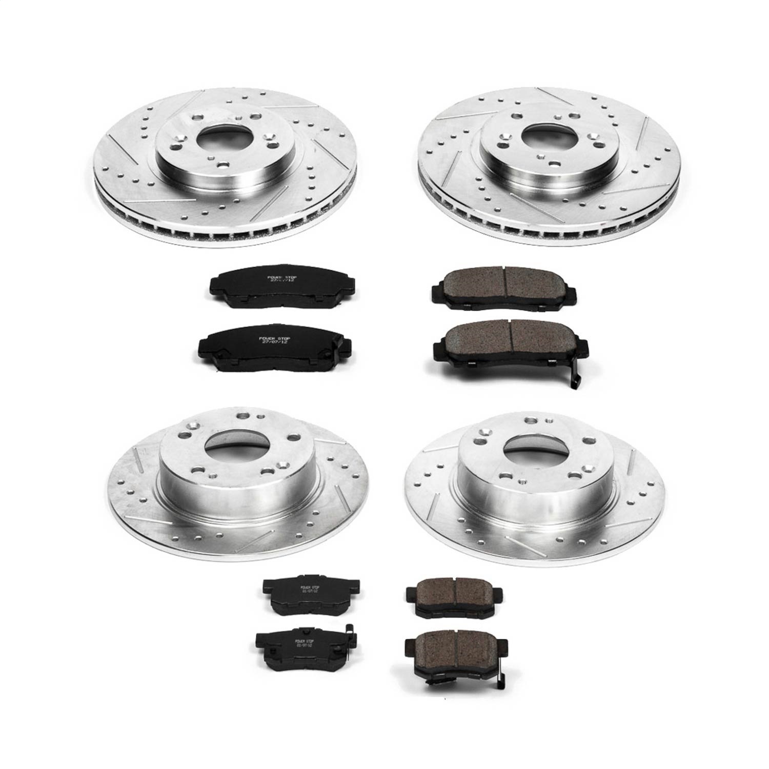 Power Stop - K2297 - Front and Rear - Disc Brake Pad and Rotor Kit
