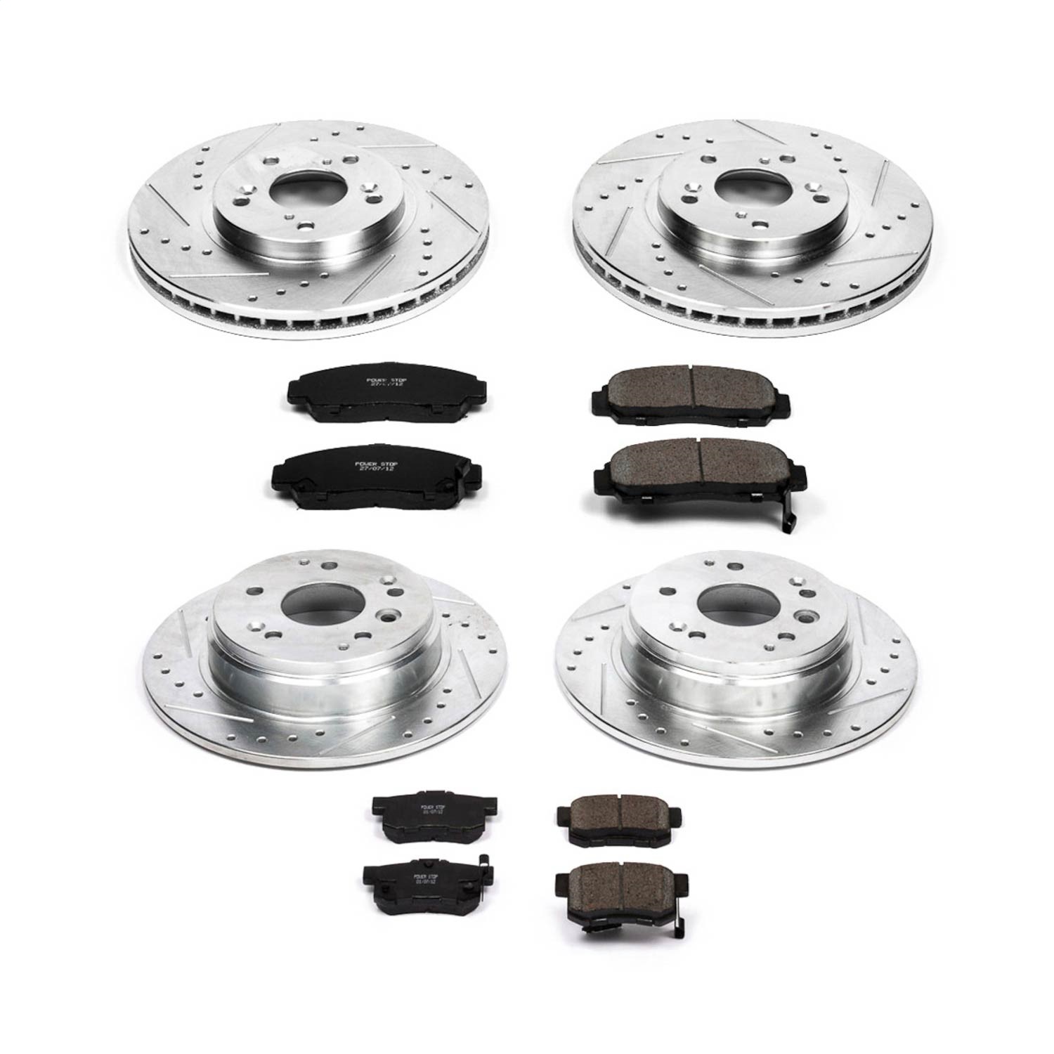 Power Stop - K2298 - Front and Rear - Disc Brake Pad and Rotor Kit